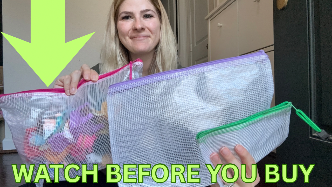 Watch My honest review of these mesh zipper bags! on Amazon Live