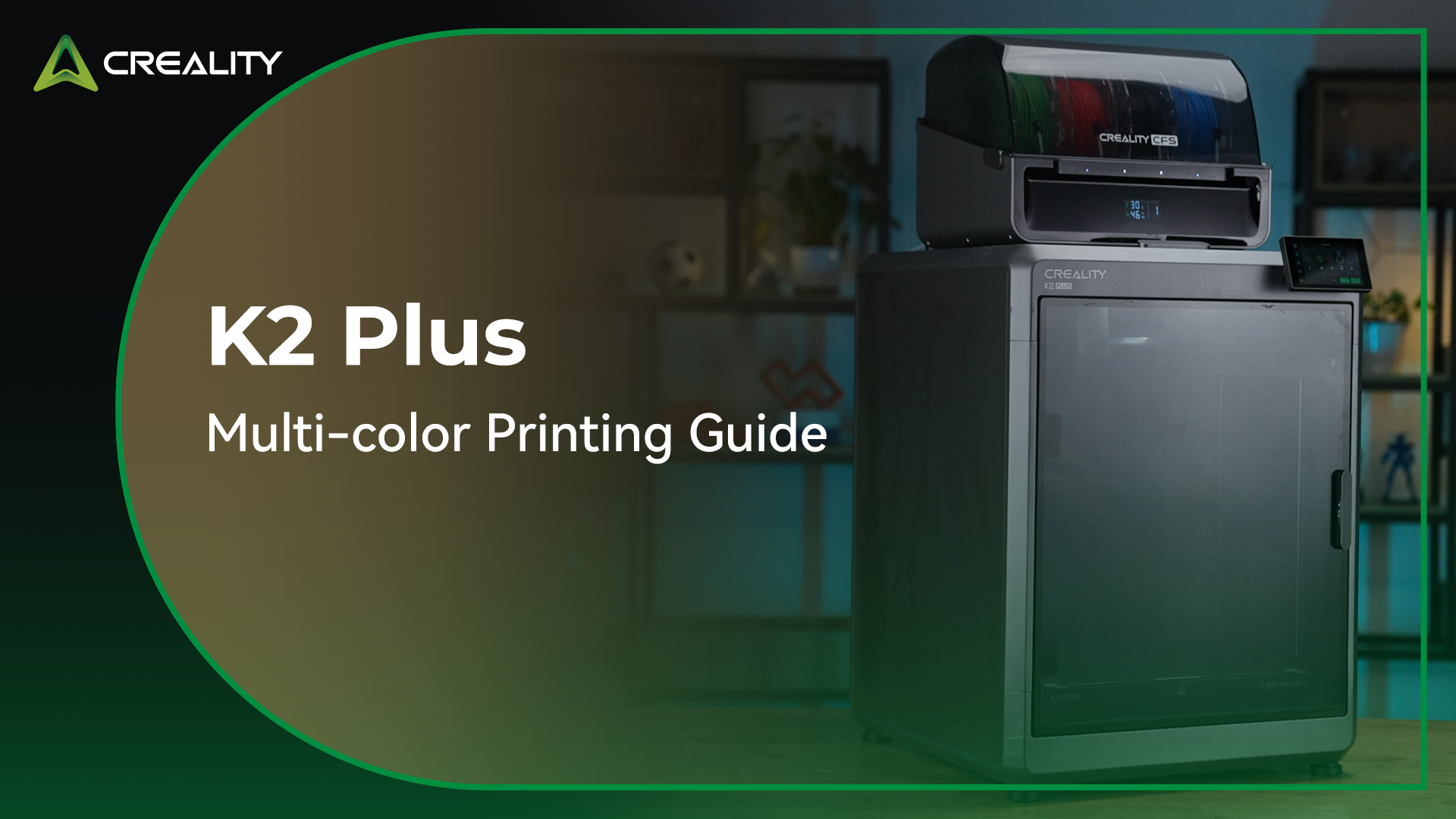 Creality K2 Plus 3D Drucker Groß 350x350x350 mm Bauvolumen