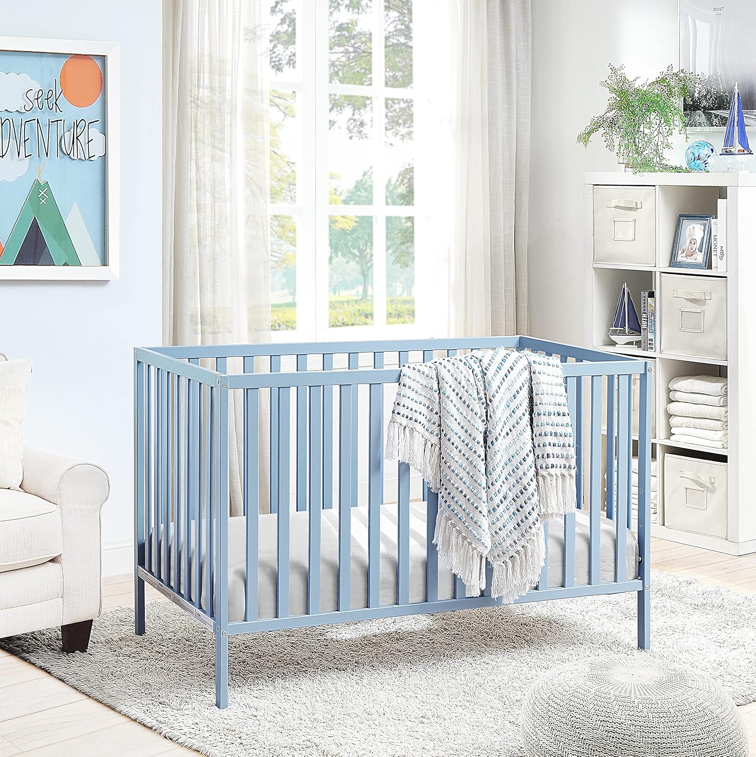 Suite Bebe Palmer 3 in 1 Convertible Crib Quick Ship