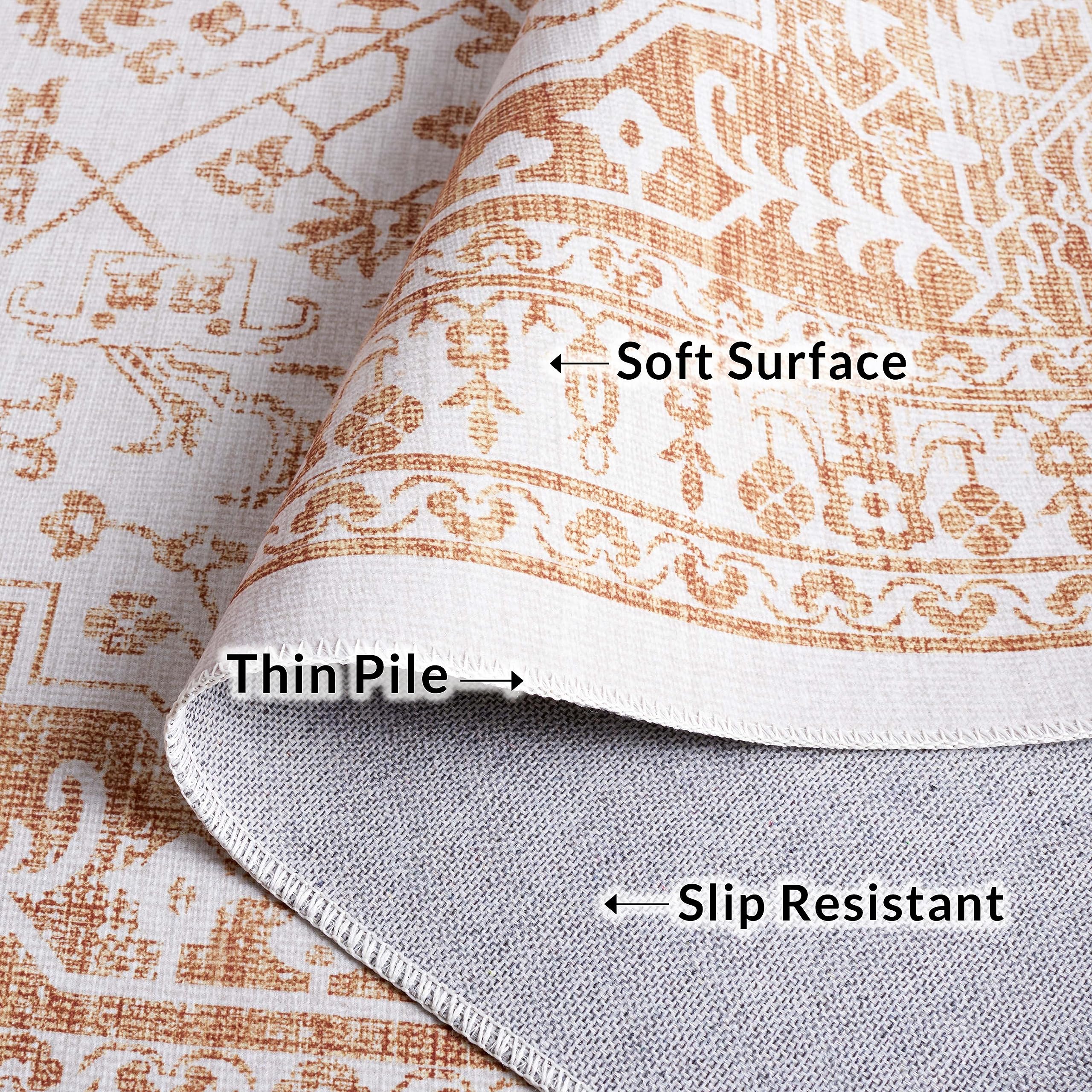 Safavieh Arizona Collection Traditional Rug, Machine Washable & Non Slip, Ideal for High Passage Areas - Image 4