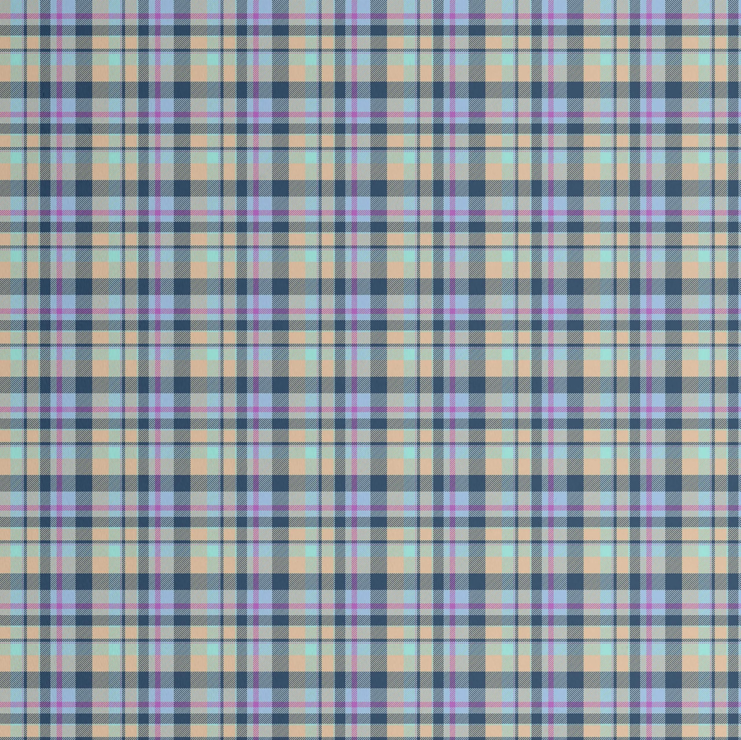 Papier peint texturé à décoller et coller bleu écossais adhésif