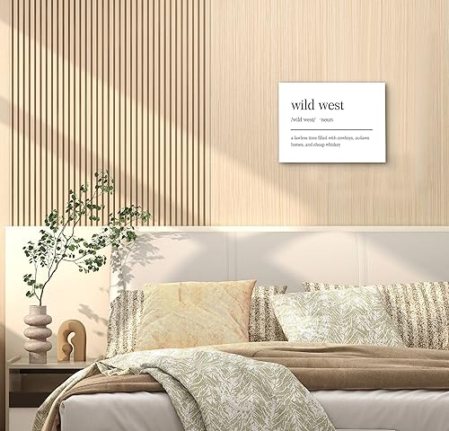 Miniatura 4 de Lienzo enmarcado de definición del salvaje oeste, decoración de pared de 14 x 11 pulgadas, pintura de impresión de vaquero occidental de granja,