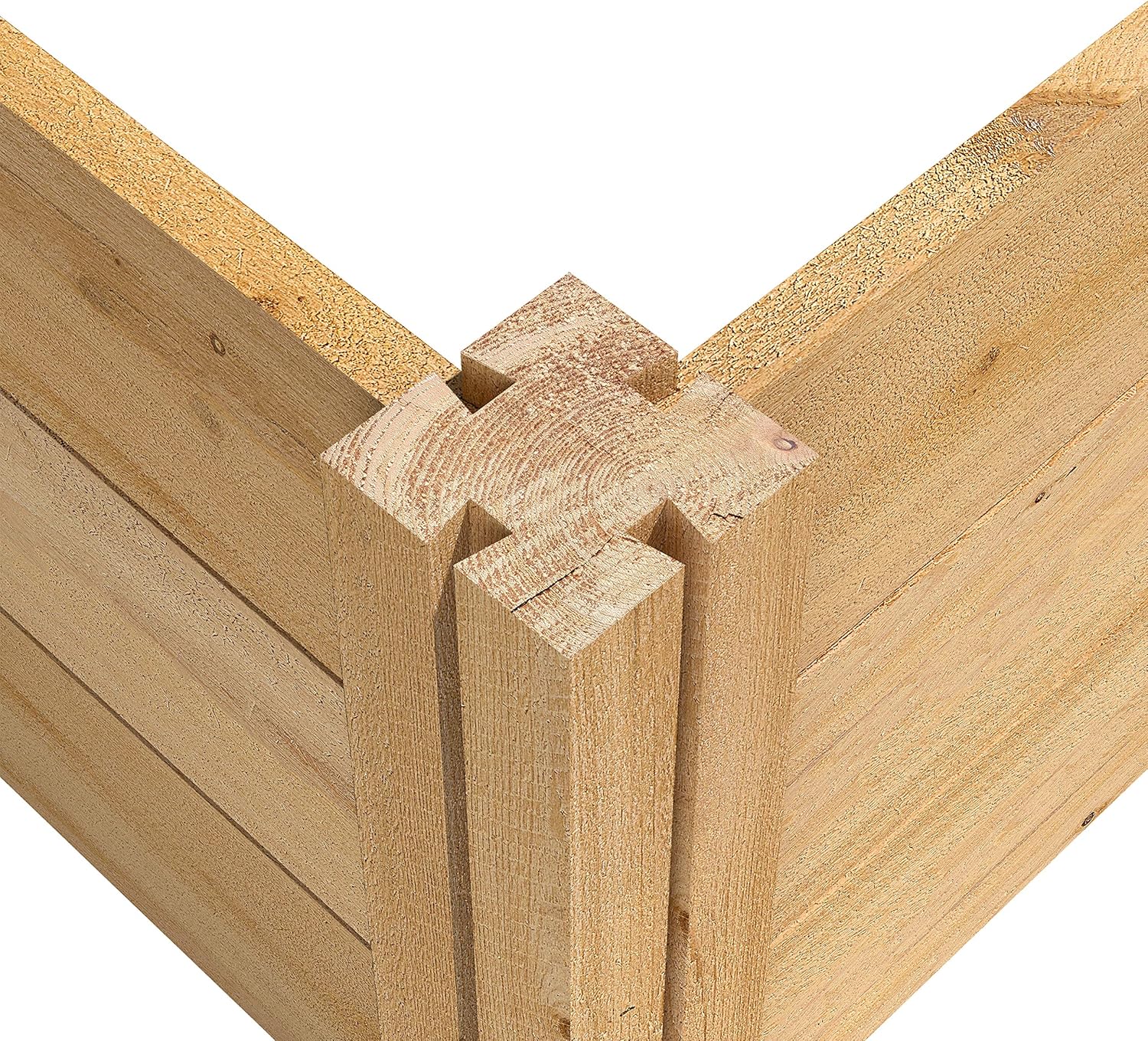 Greenes Fence Classic Cedar Raised Garden Bed, 4' x 8' x 10.5" (1/2" Thick) - Made in USA with North American Cedar