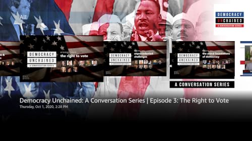 Democracy Unchained: A Conversation Series – vue 2
