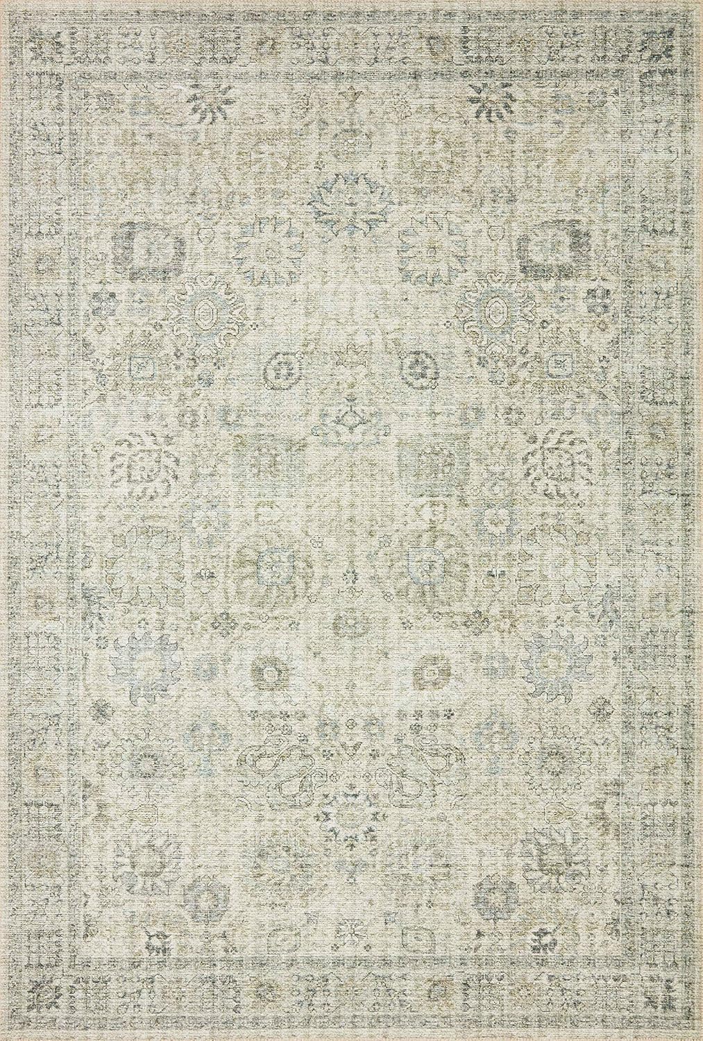 Loloi Skye Collection SKY-14 Natural/Sage 2'-3" x 3'-9" Accent Rug 2'3" x 3'9" (Rectangular) Natural / Sage