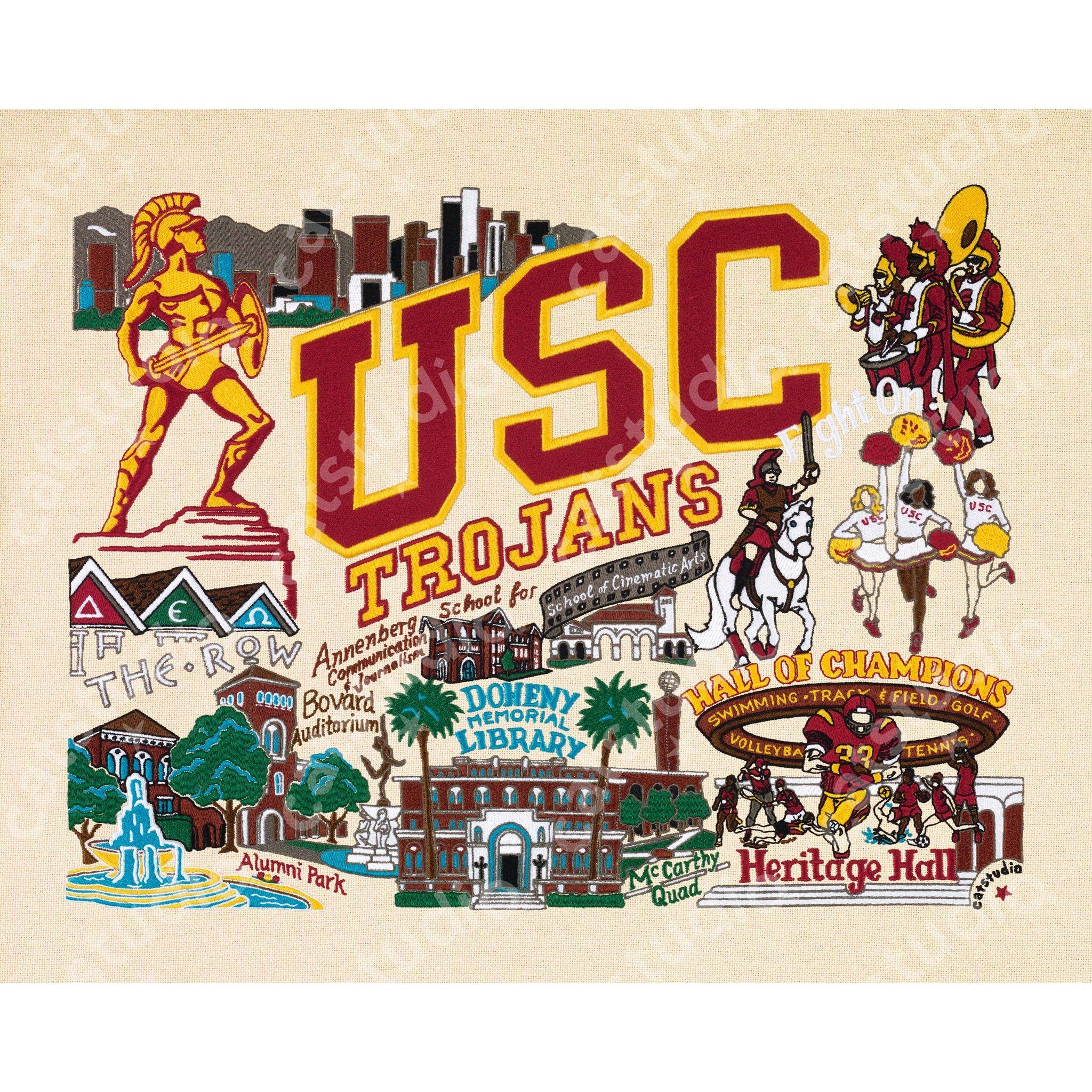 Usc Southern California Art And Design Fontana California City Map
