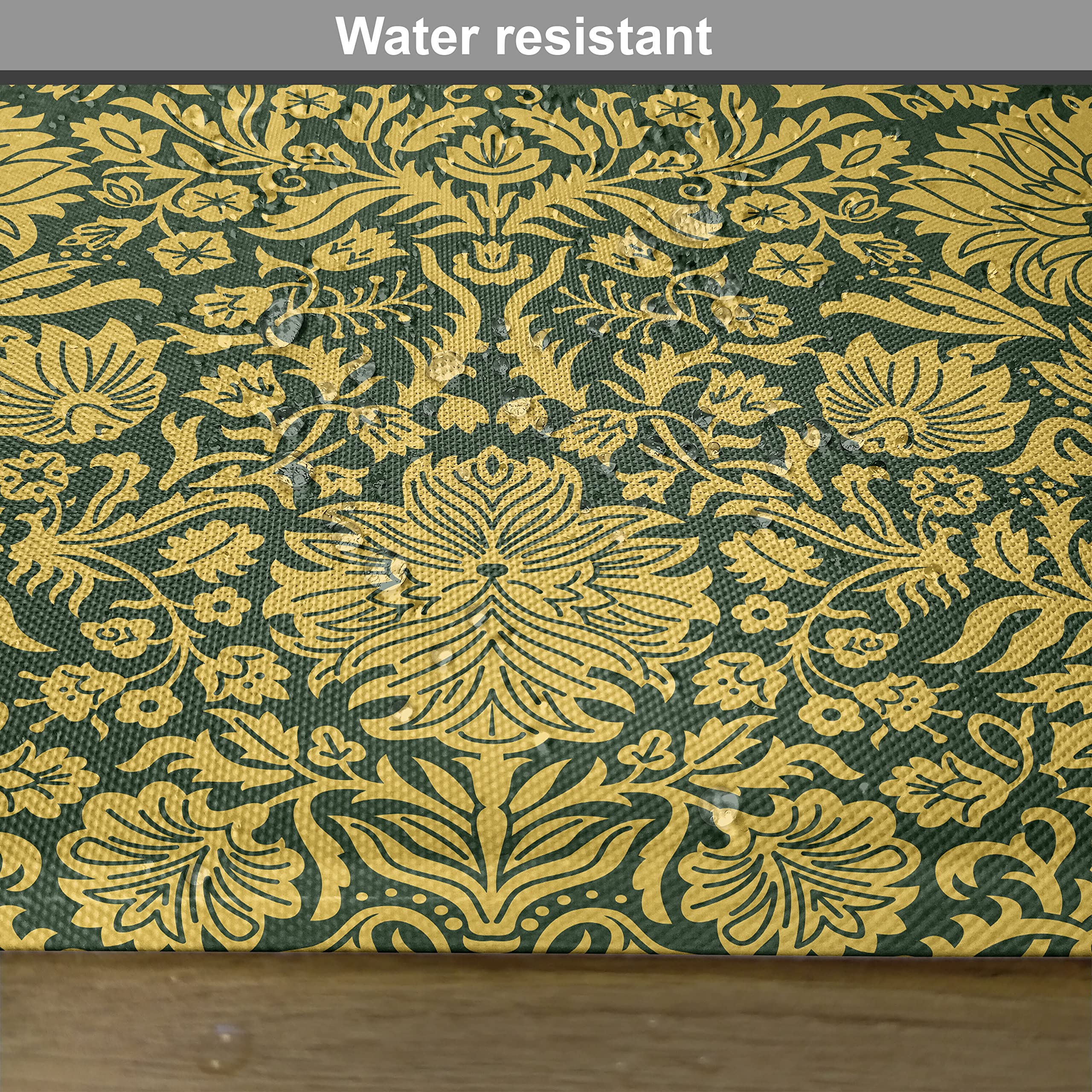 ABAKUHAUS Tovagliette Americane Set Da 4 - Fenicottero E Fiori Tropicali - Lavabili In Tessuto Poliestere 45x30cm