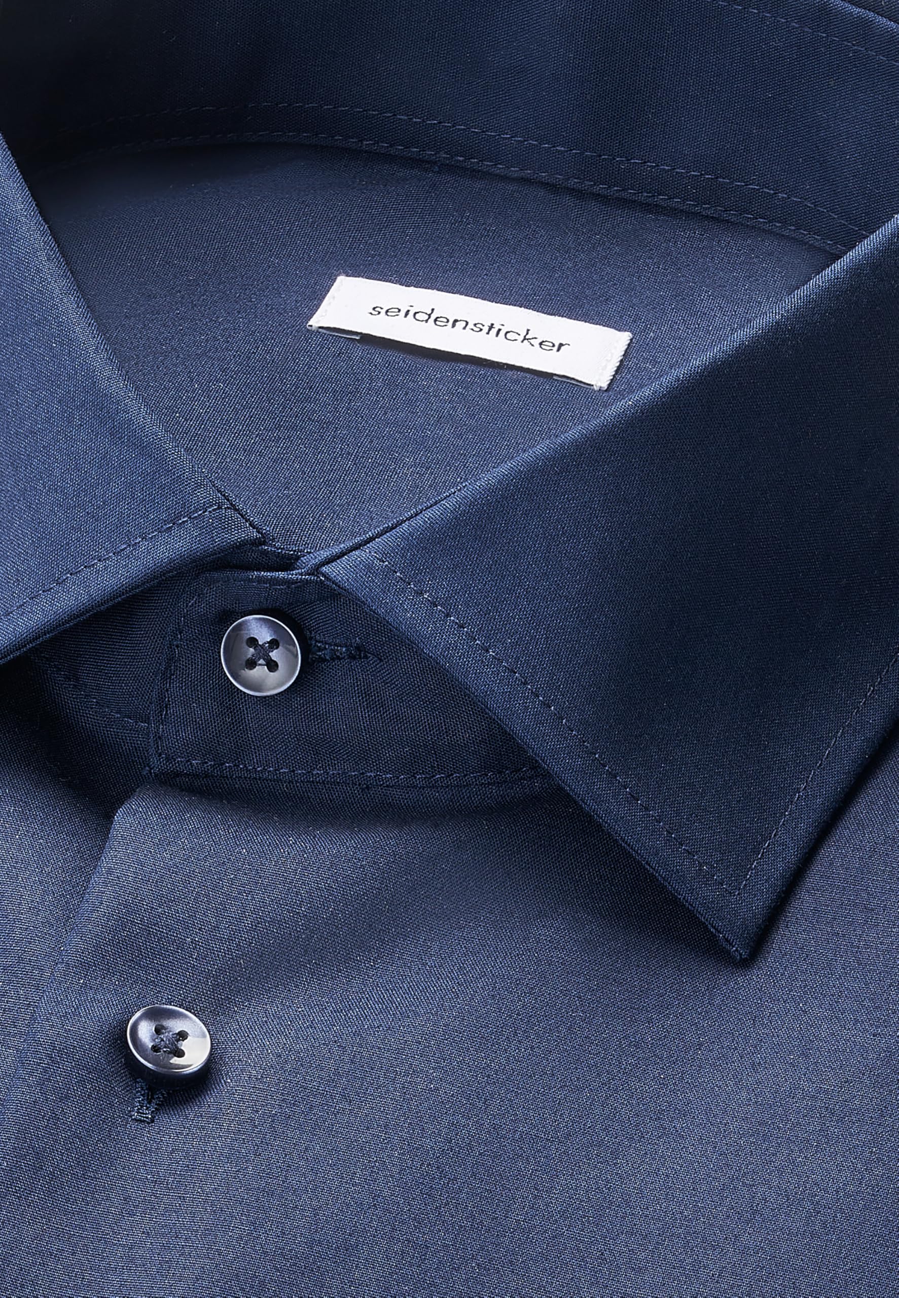 Seidensticker Herren Business-Hemd - Regular Fit - Bügelfrei - Kent Kragen - Langarm - 100% Baumwolle