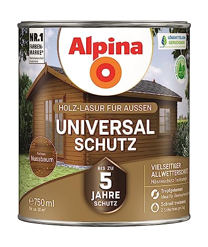 Alpina Universallasur nussbaum 0,75 Liter