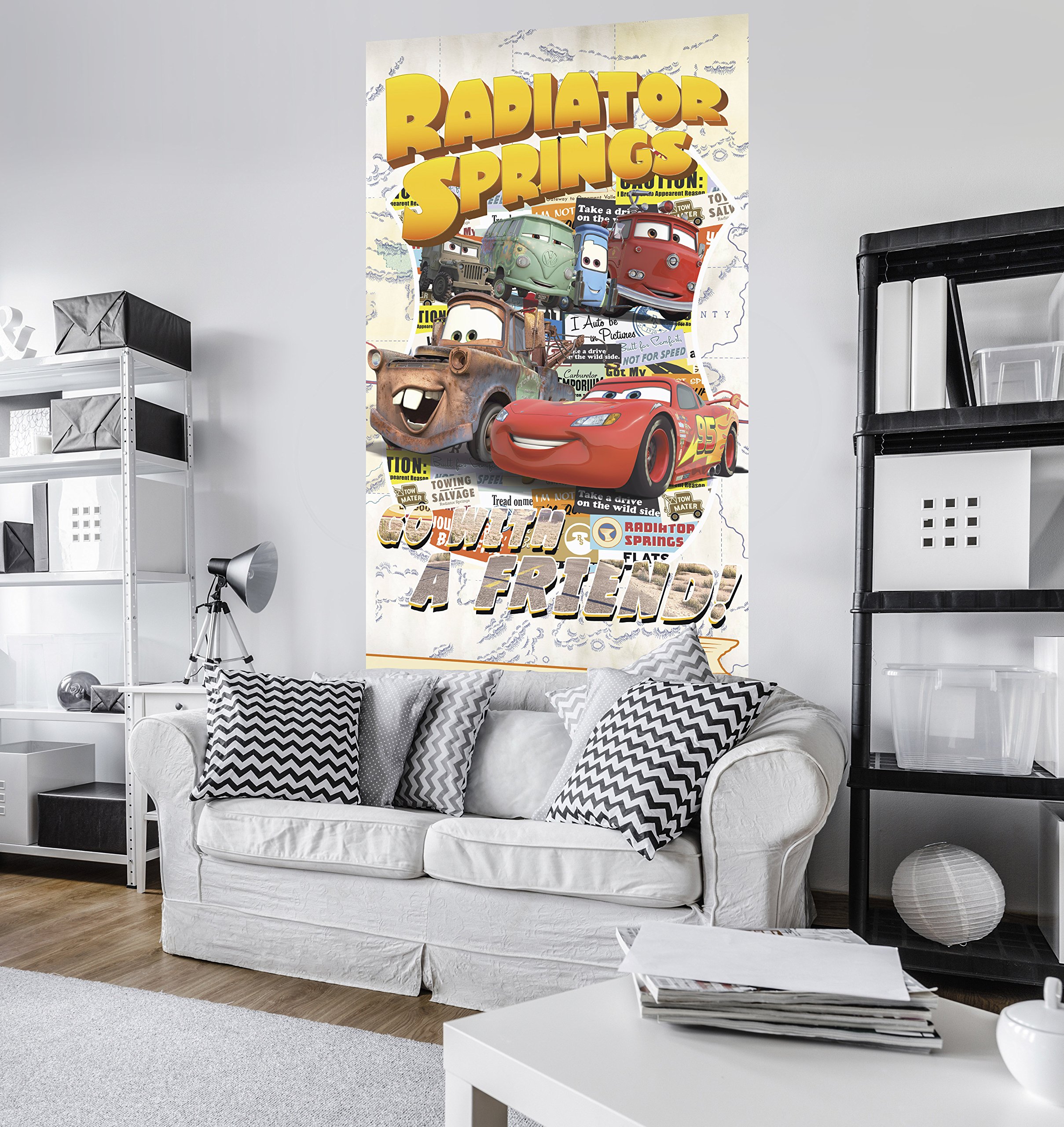 Panneau polaire Voitures Take The Open Road de format 120 x 200 cm pour salon
