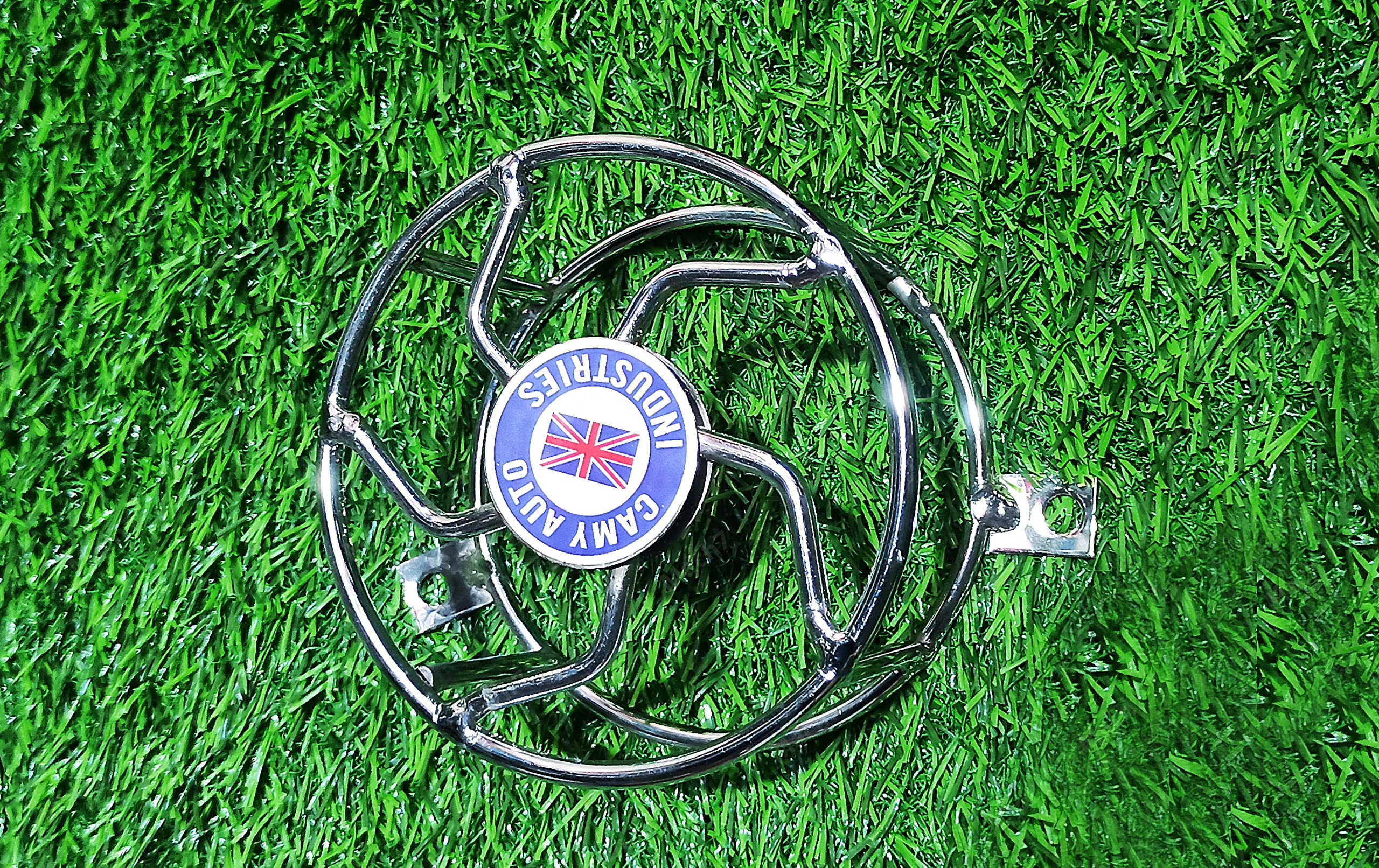 MACH7 BACK TAIL LIGHT GRILL CHROME FOR ROYAL E.NFIELD CLASSIC MODEL'S MADE IN INDIA