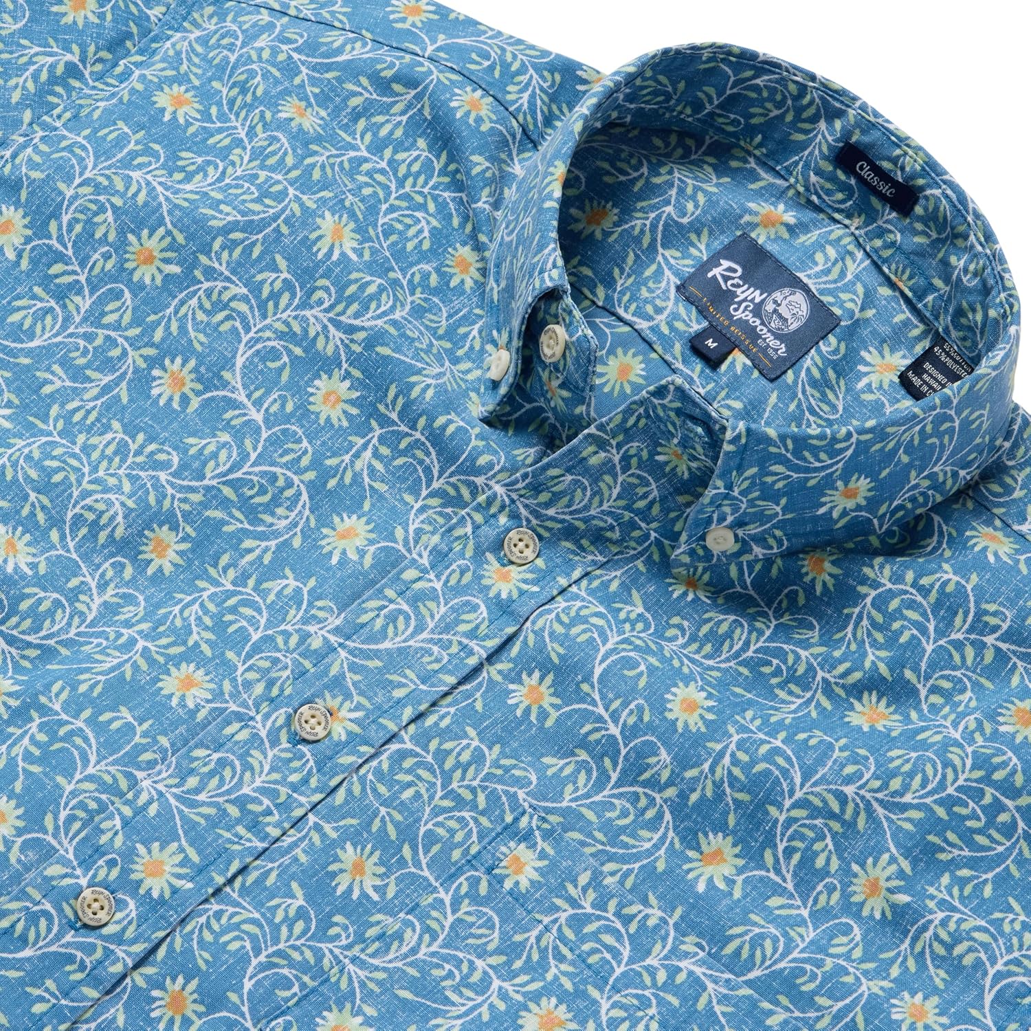 Reyn Spooner Men's Floral Paradise Hawaiian Shirt