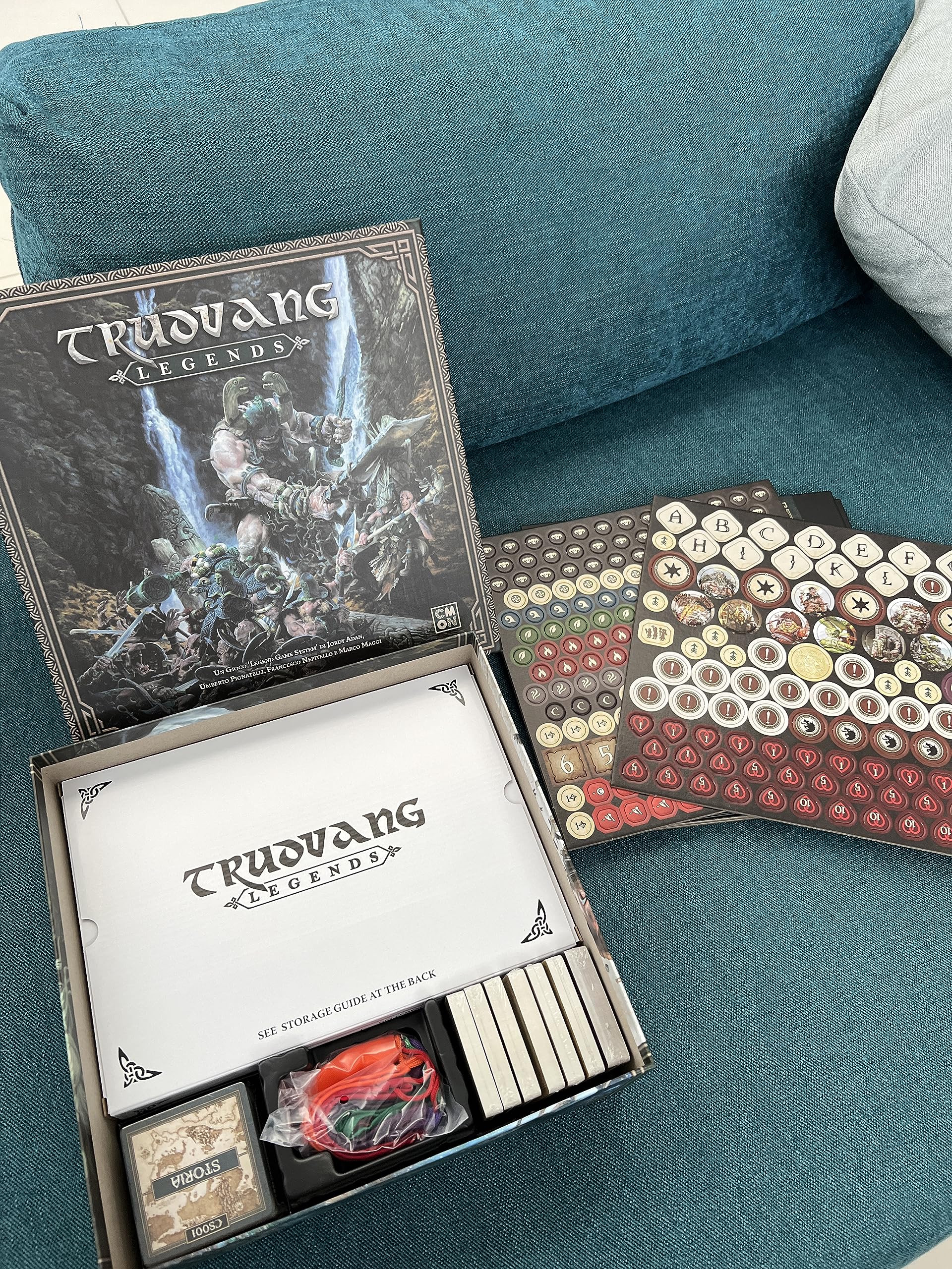 Asmodee - Trudvang Legends, Gioco da Tavolo, 14+ Anni, 1-4 Giocatori, Edizione in Italiano
