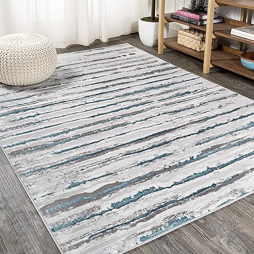 JONATHAN Y SOR204A-4 Batten Modern Stripe Indoor Area-Rug Contemporary Transitional Solid Striped Easy-Cleaning Bedroom Kitchen Living Room Non disponible en Yaxa Peru