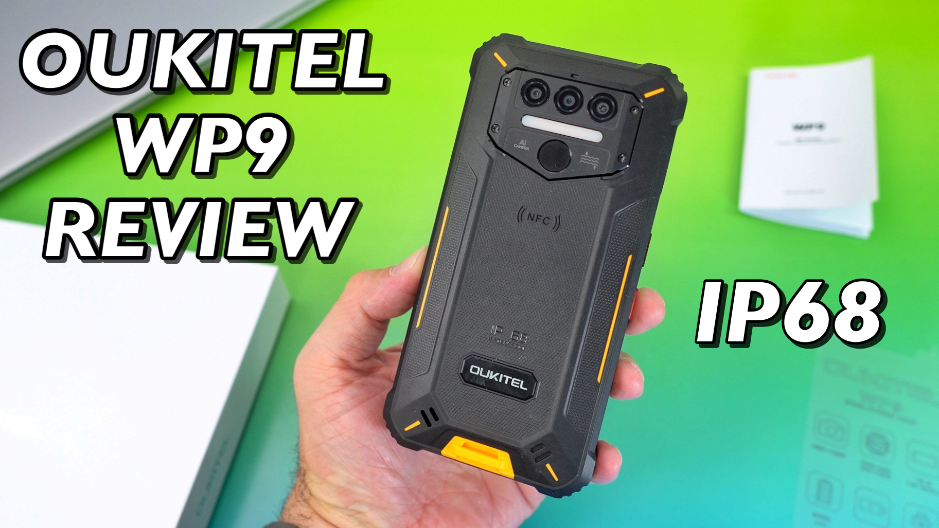 Watch OUKITEL WP9 Rugged Phone Review - IP68 on Amazon Live