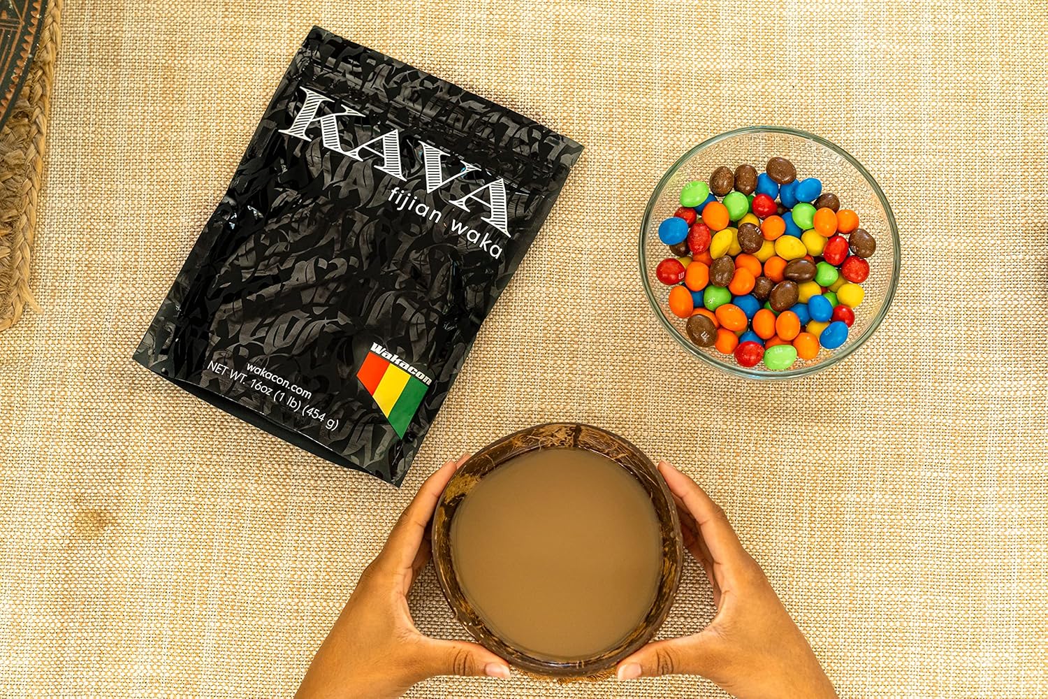 Buy Wakacon Kava Waka Powder Authentic, Noble Kava Root Powder from Fiji Premium