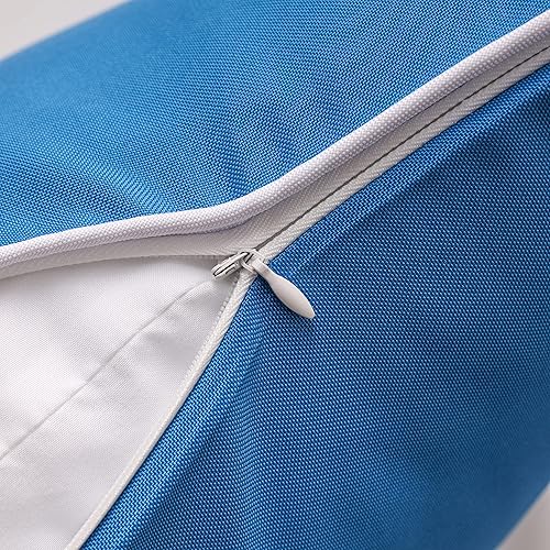 Miniatura 3 de Phantoscope Paquete de 2 fundas de almohada decorativas para exteriores, impermeables, sólidas, decorativas, cuadradas, para exteriores, patio,