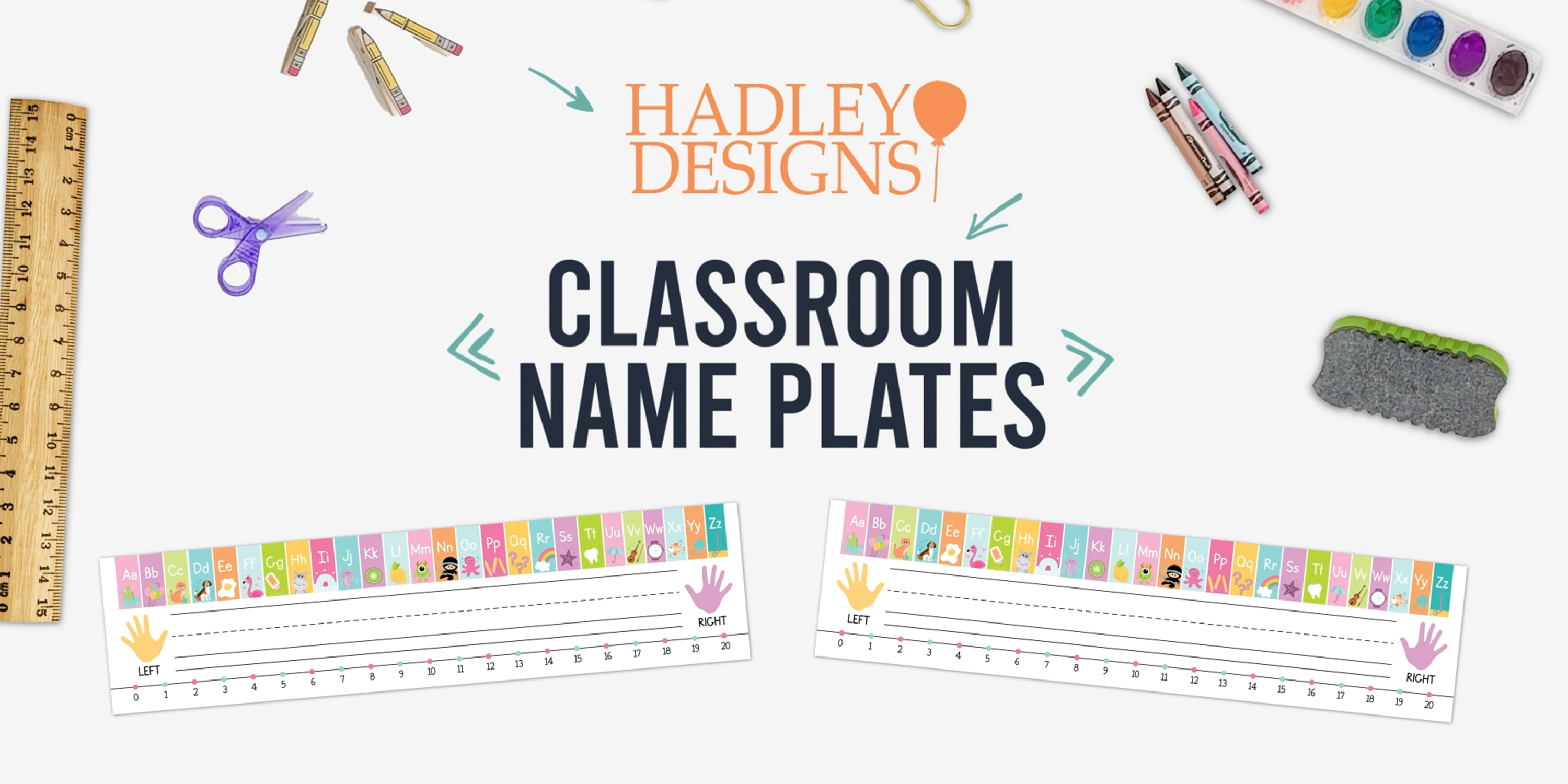 Name Tags For Classroom Student Name Desk Plates | Printable Name Tags - View #5
