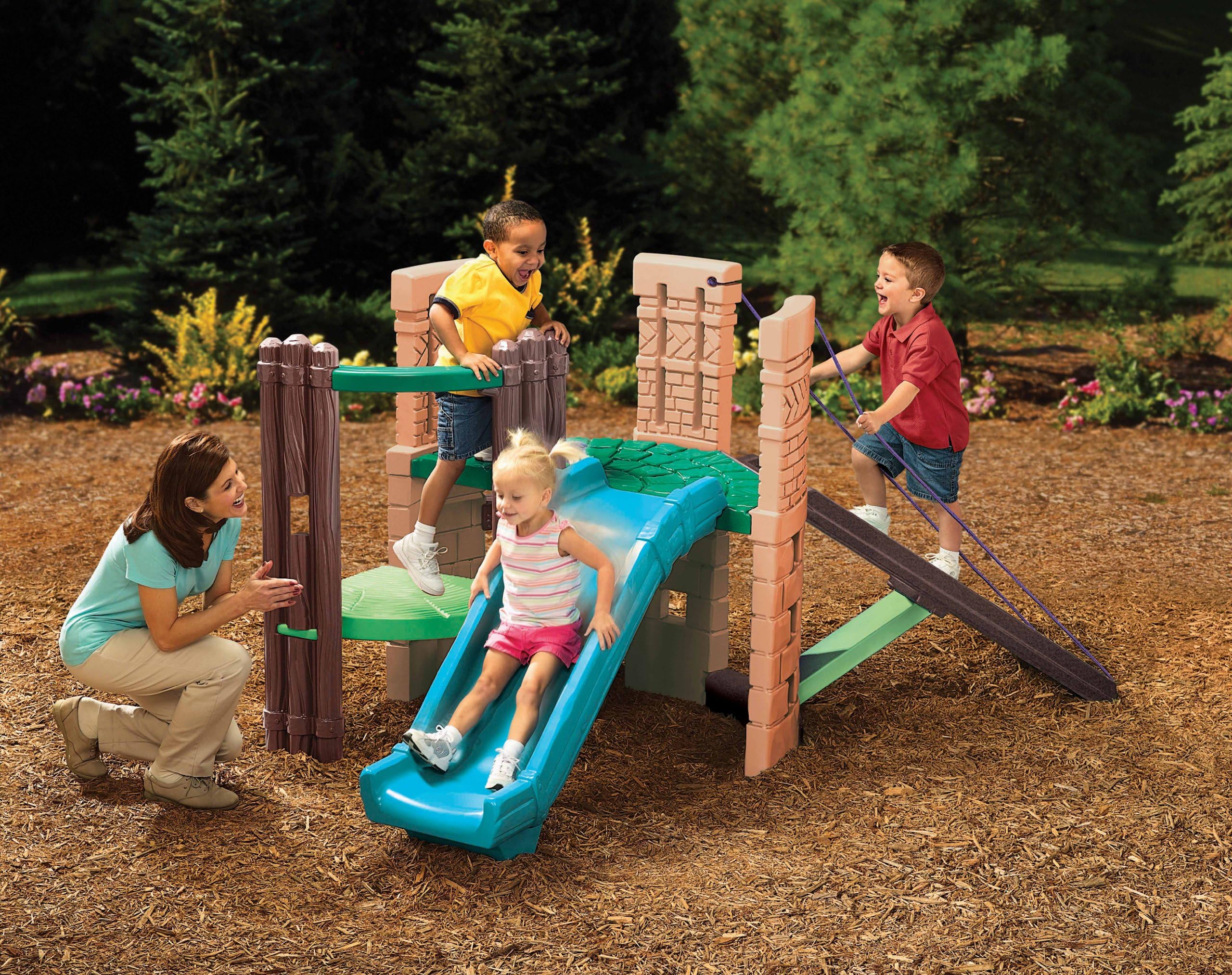 little tikes climb & slide castle