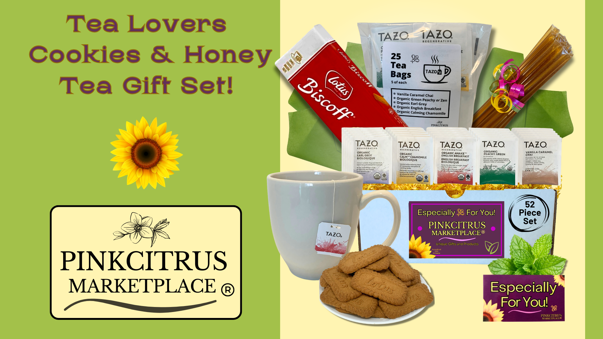 Amazon.com: Tea And Cookie Lovers Gift Set Basket Box Care Package