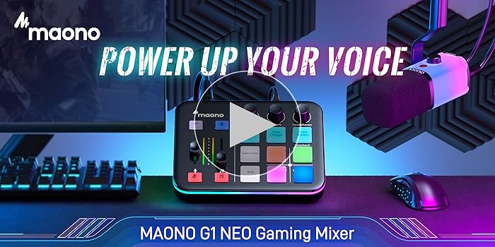 maono CASTER G1 NEOゲーミングオーディオミキサー Maonocaster G1 Neo ゲーミング オーディオ ミキサー ユーザー