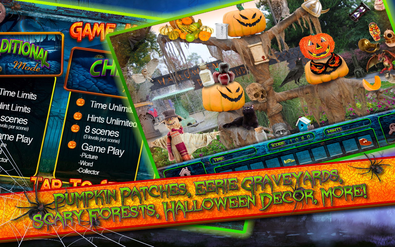 Huned Objects Hidden Objects Halloween Haunted Secret – Autumn Season Object Time ...