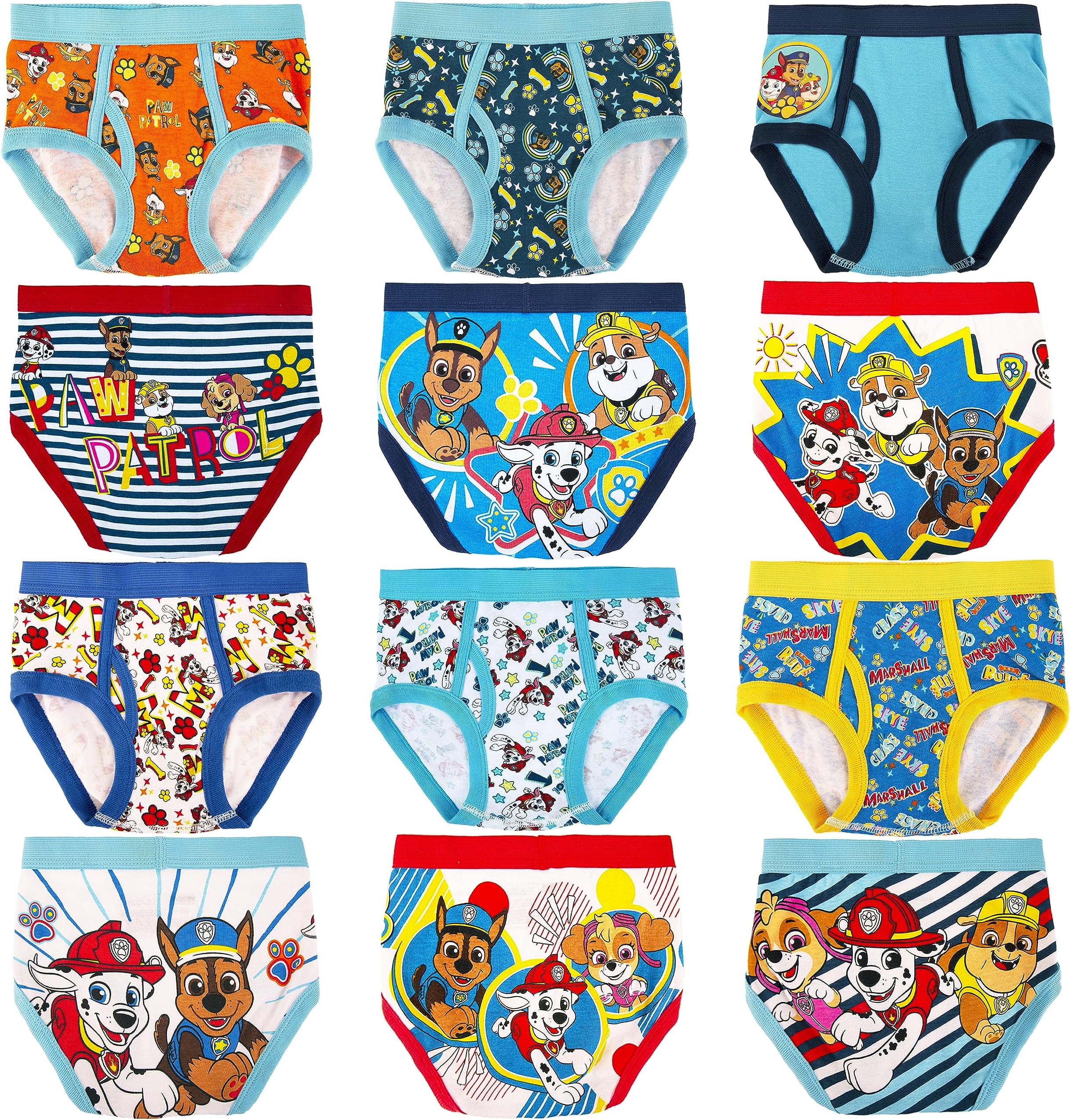 Boys' 12-days Surprise Box of Briefs Makes Potty Training Fun With Tracking Chart, 2/3t-5t