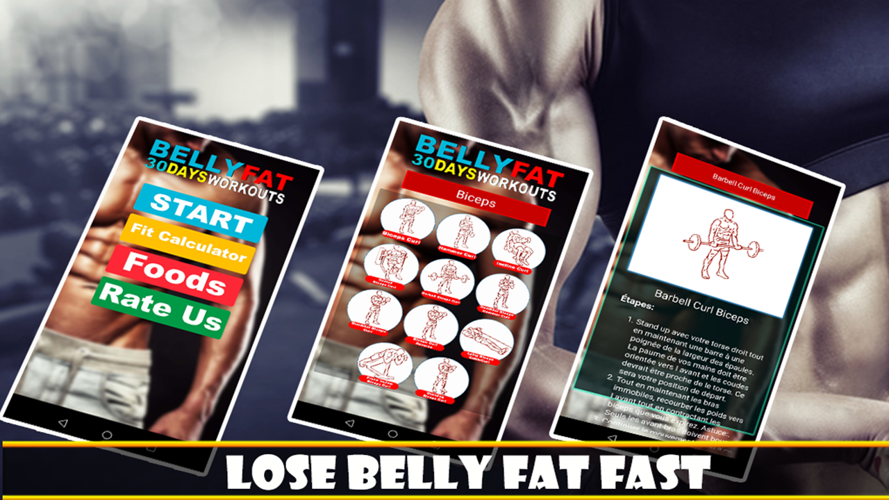 Fat Burning WorkoutsLose Belly Fat in 30 Days App on