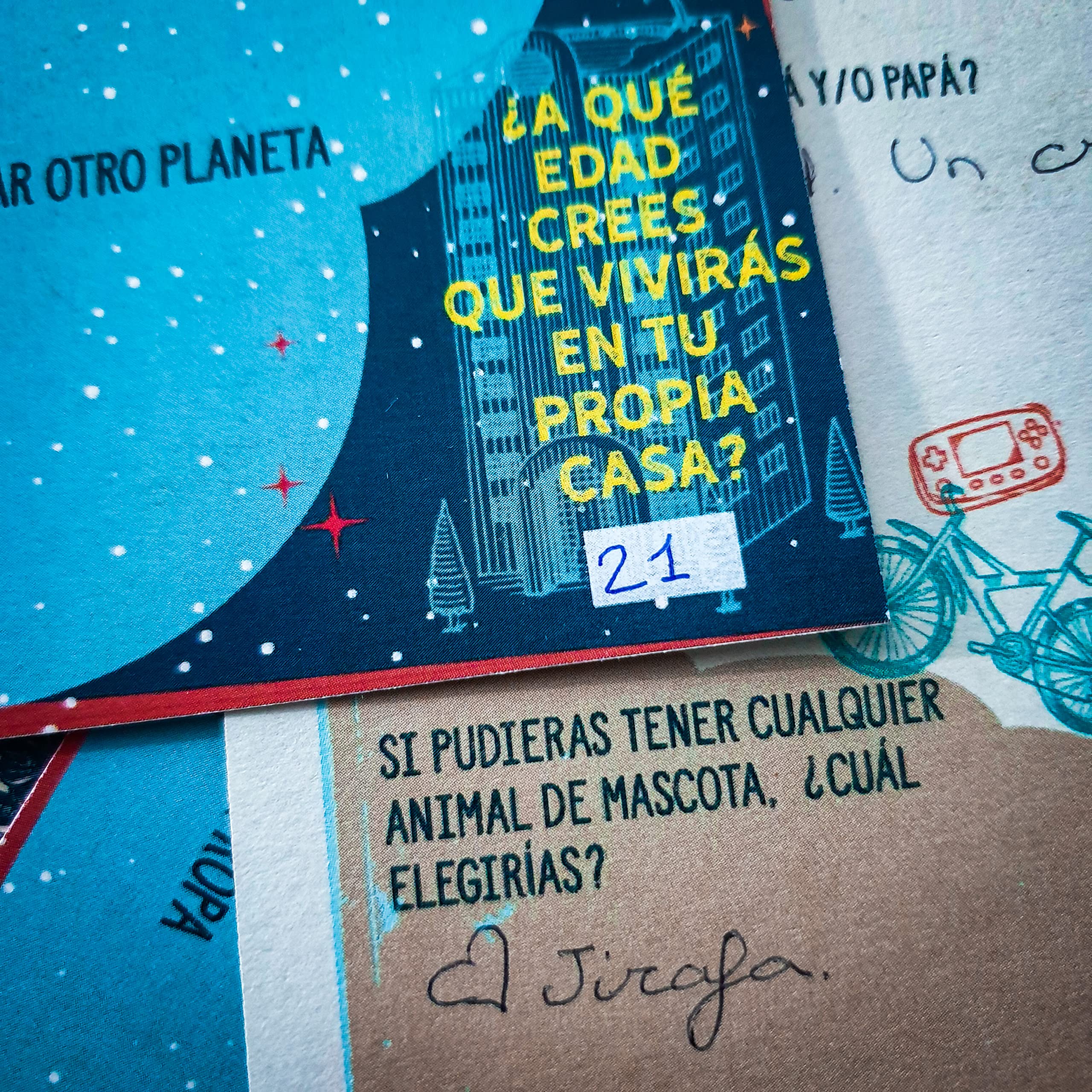 7GANSOS CAPSULA DEL TIEMPO Regalo comunión o cumpleaños para niños de 8 a 11 años. Gymkana infantil para guardar sus ideas para el futuro. Handmade.