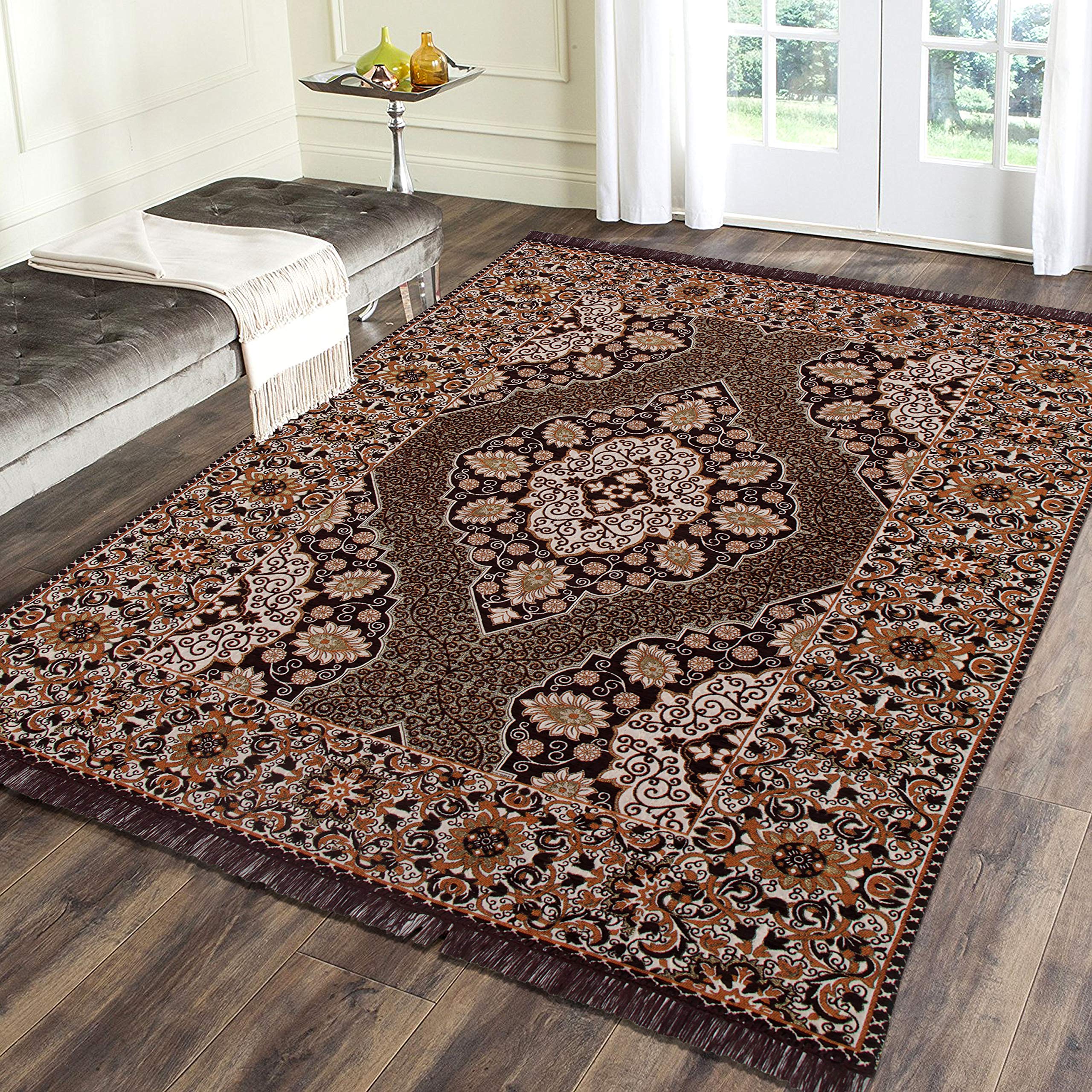 Buy Zesture Bring Home Vintage Persian Design Jacquard Weaved 