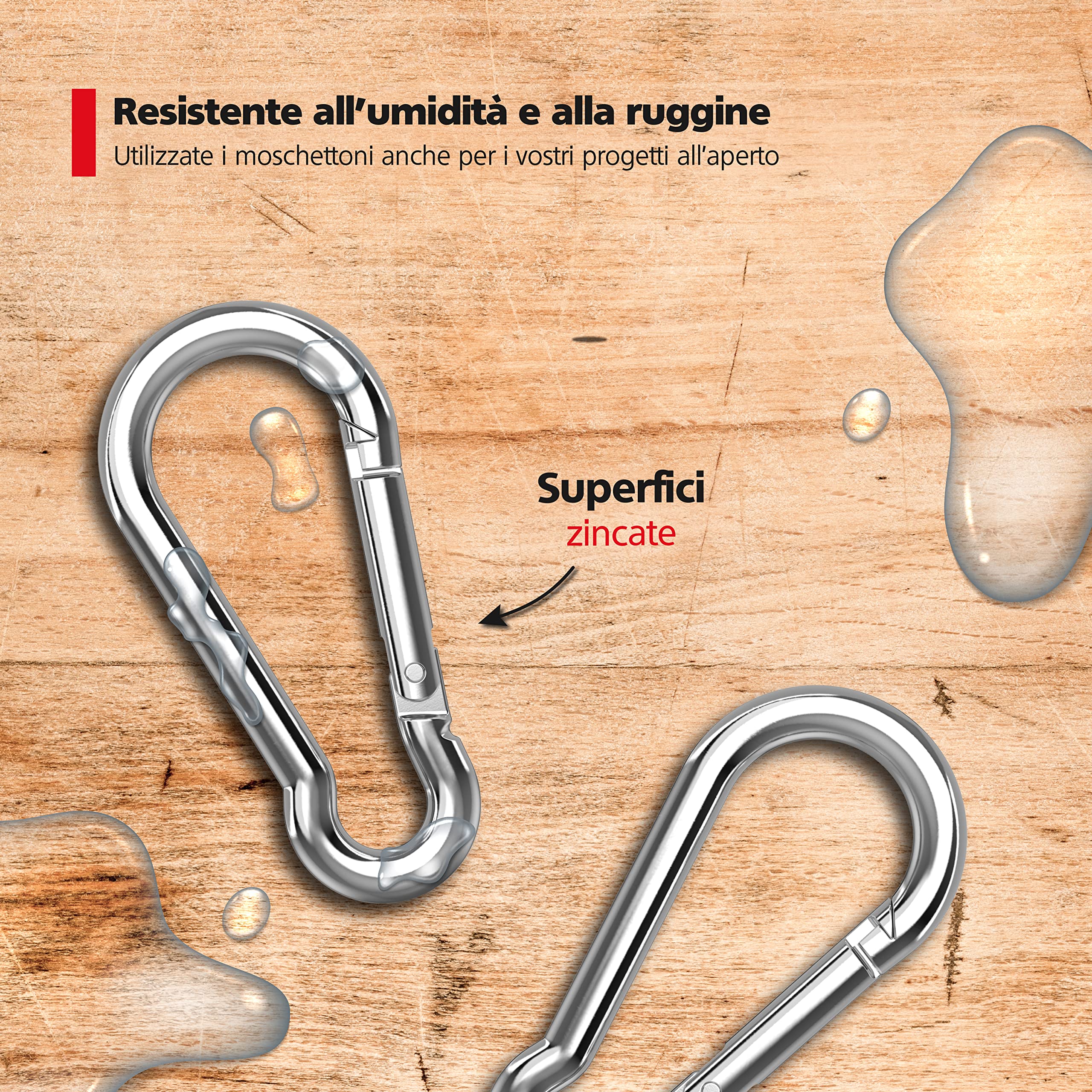 RAVN HAMAN Set di Moschettoni