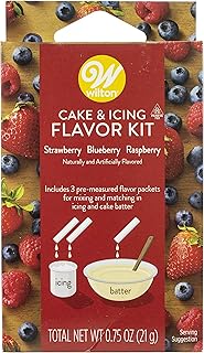 Wilton Cake & Icing Flavor Kit 3pcs-Strawberry, Blueberry & Raspberry