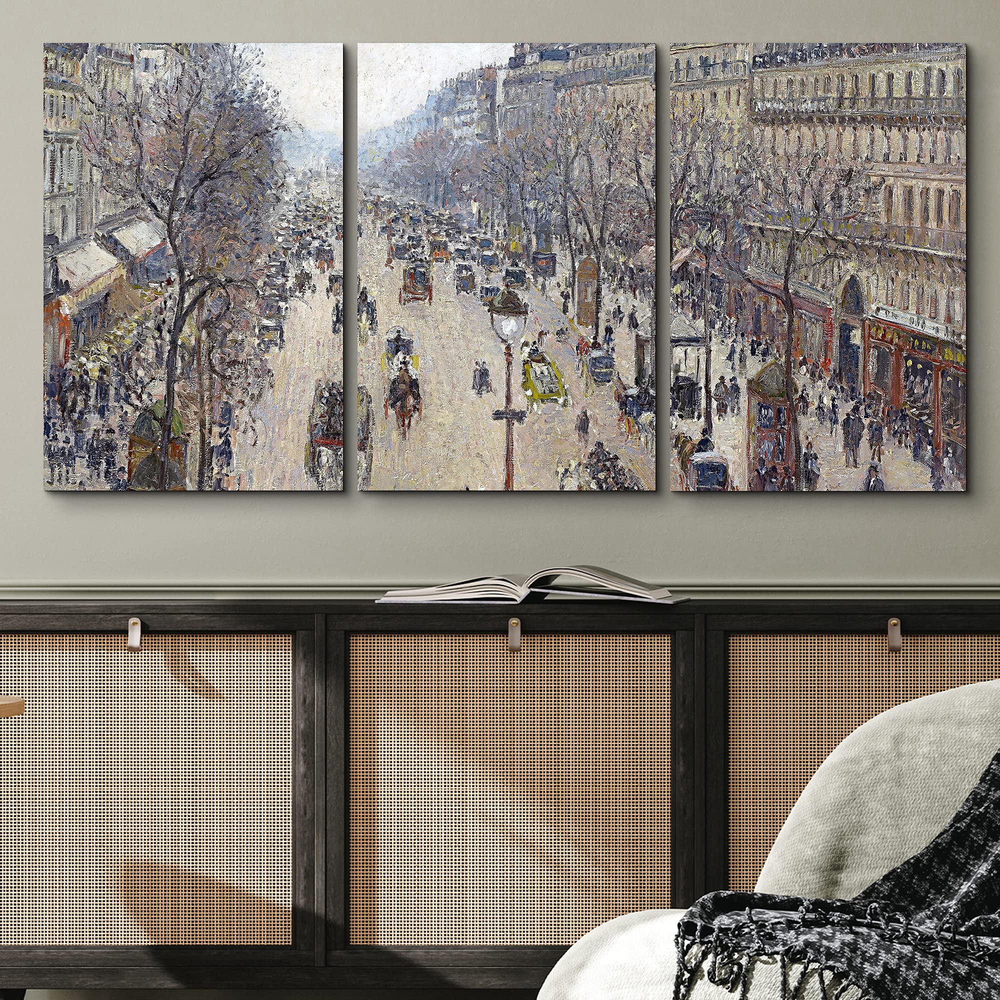 Amazon.co.jp: wall26 3ピースキャンバス壁アート – 有名な絵画