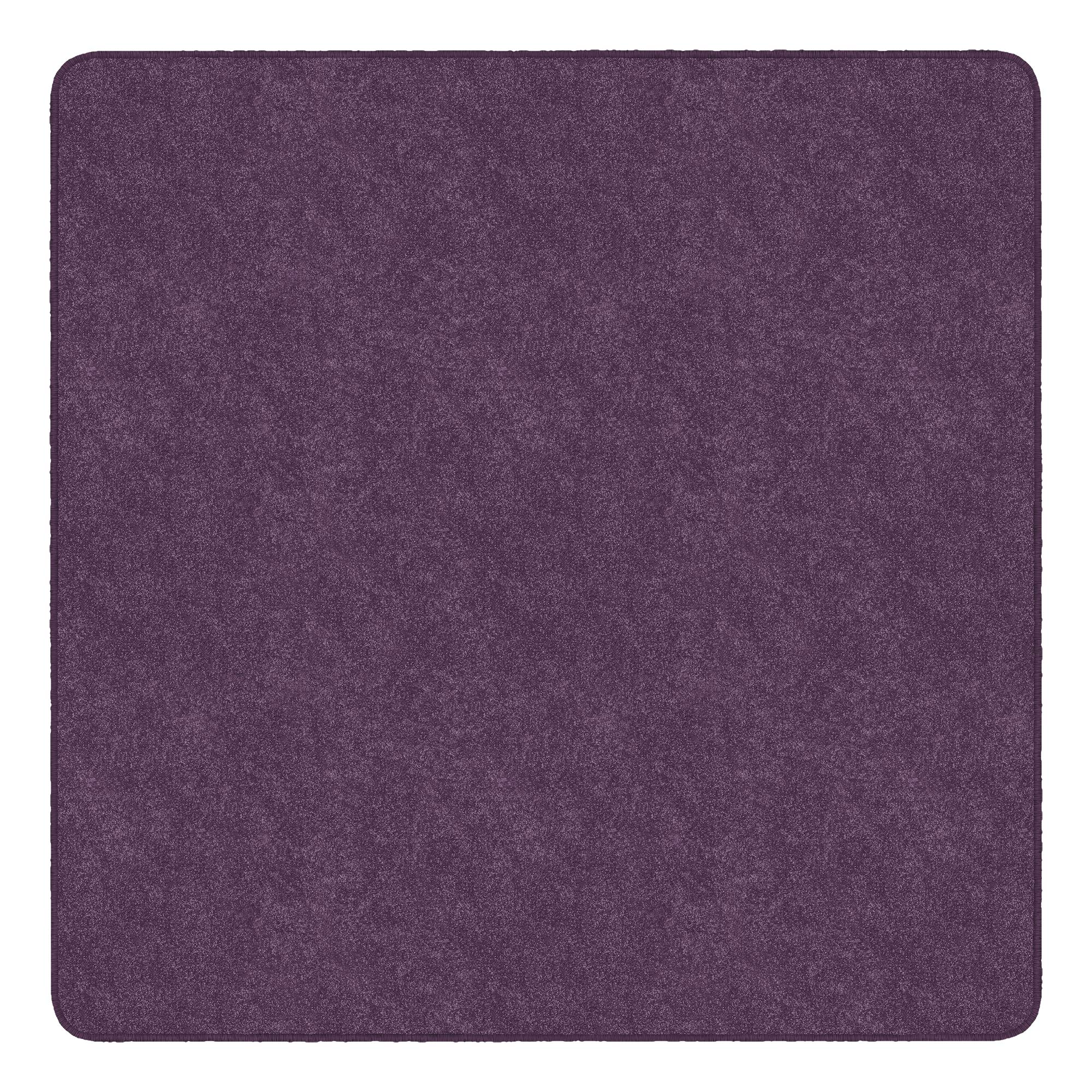 SprogsHealthy Living Solid Color Rug - Square (6' W x 6' L) Purple