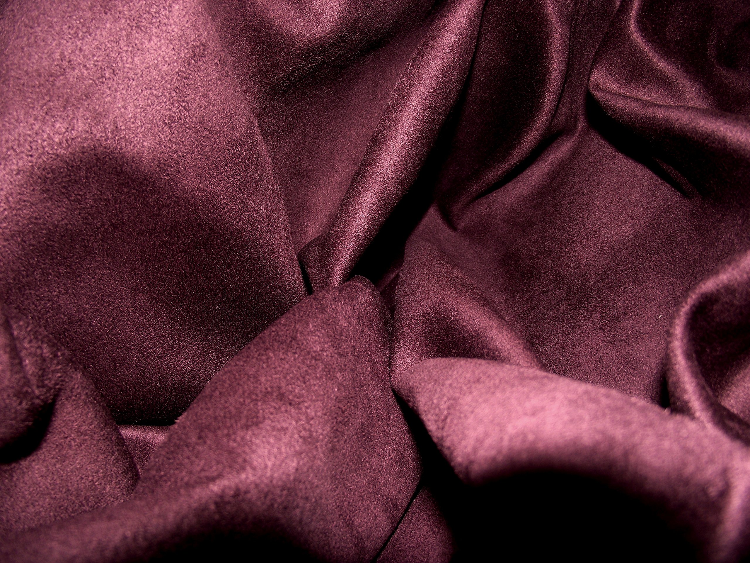 Faux Suede Suedette Fabric Material 150g - Damson, 1mtr - 150cm x 100cm