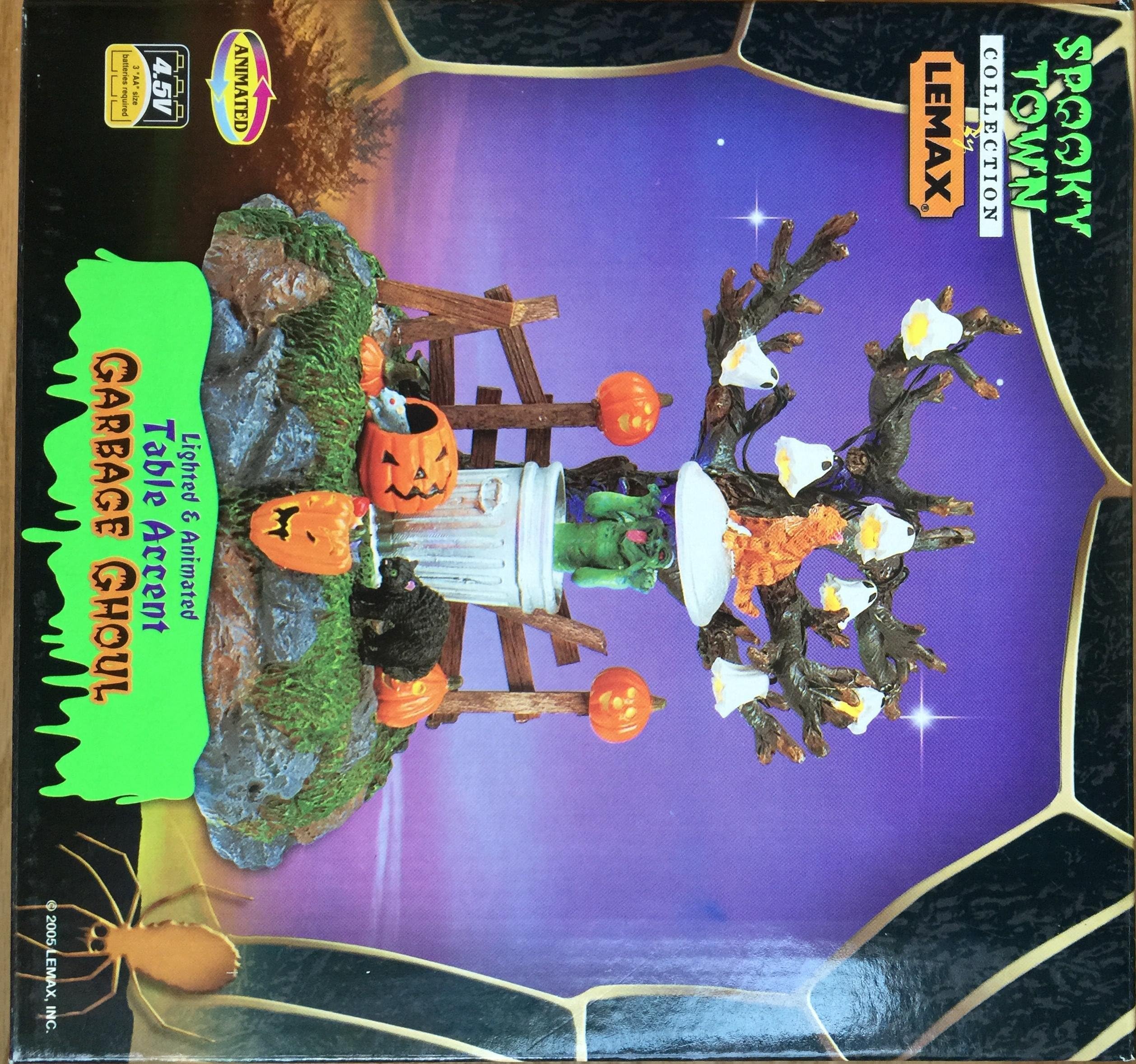 Spooky Town Garbage Ghoul Lighted & Animated Table Accent