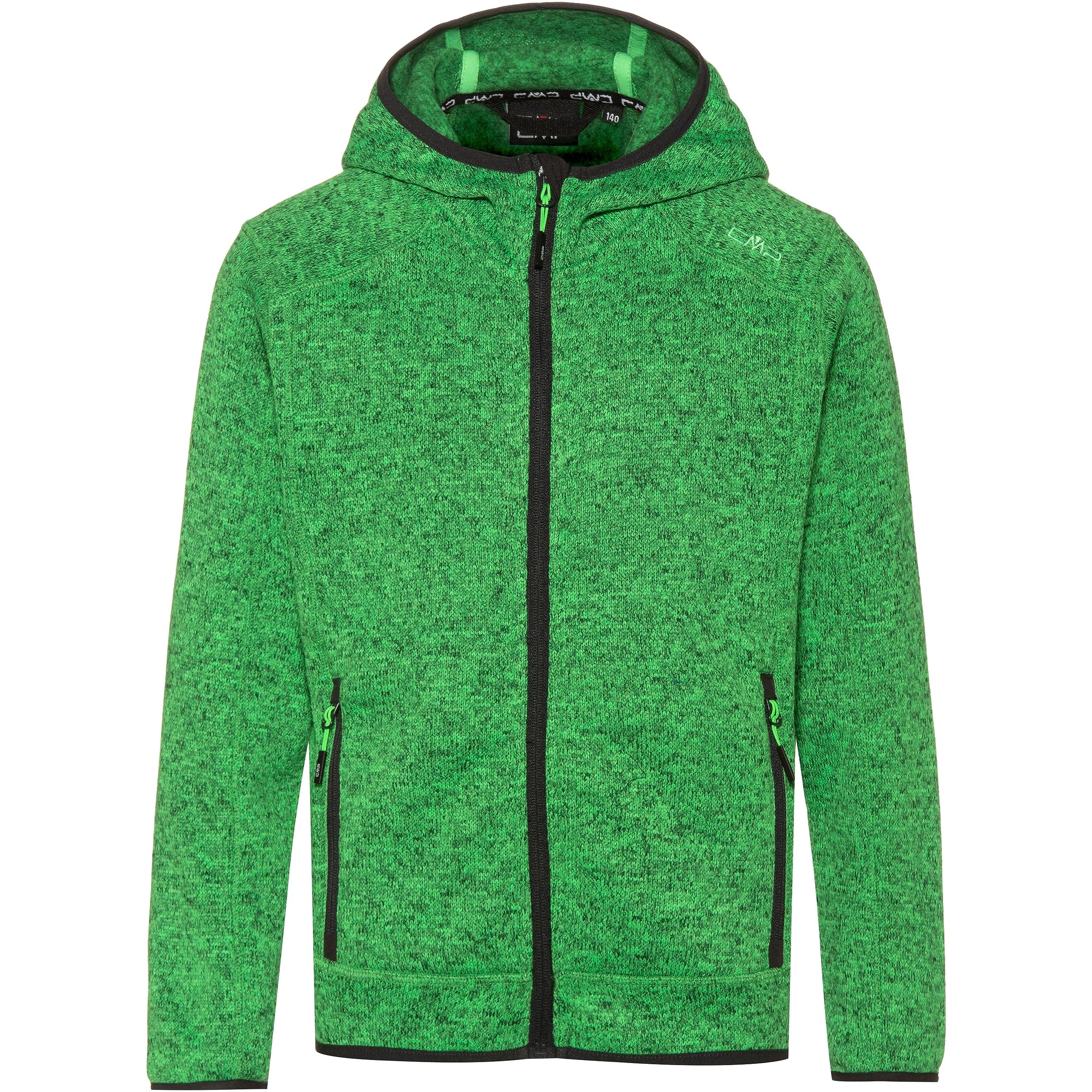 CMP 3h60844 Veste Knit-Tech pour enfant à capuche fixe Mixte enfant