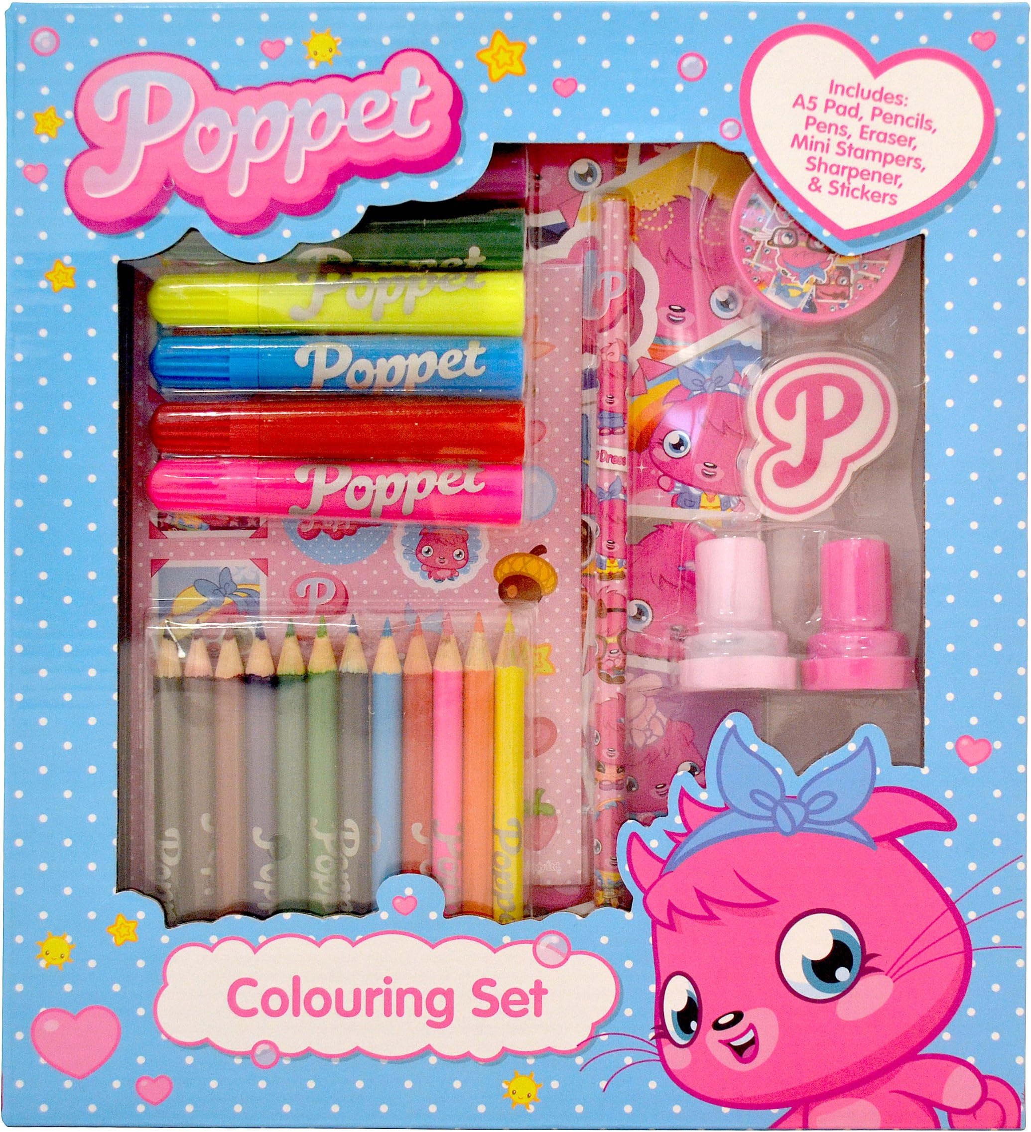 Poppet Colouring Set