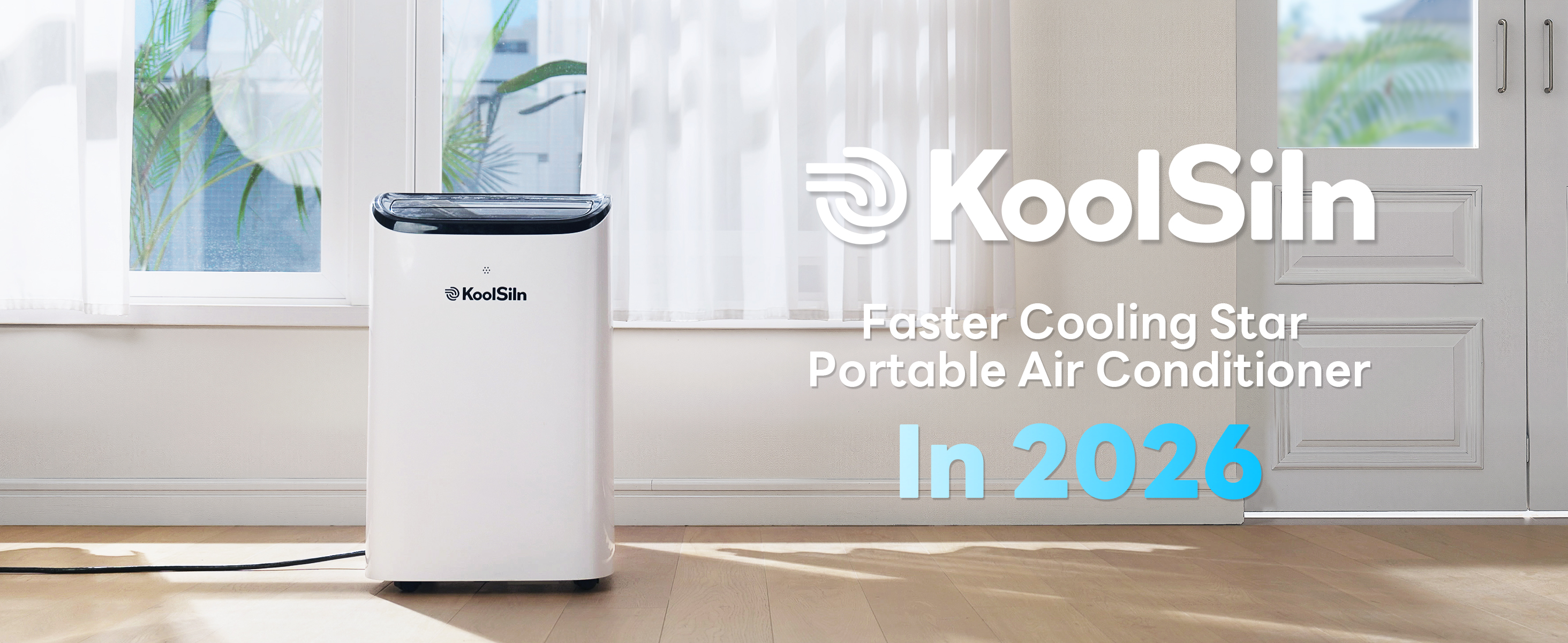Image of 12,000 BTU Portable Air Conditioner Cools Up to 550 Sq.Ft, Auto-Evaporation Low Noise Portable AC Unit with Remote Control Fits for Large Room, Office, Garage, White