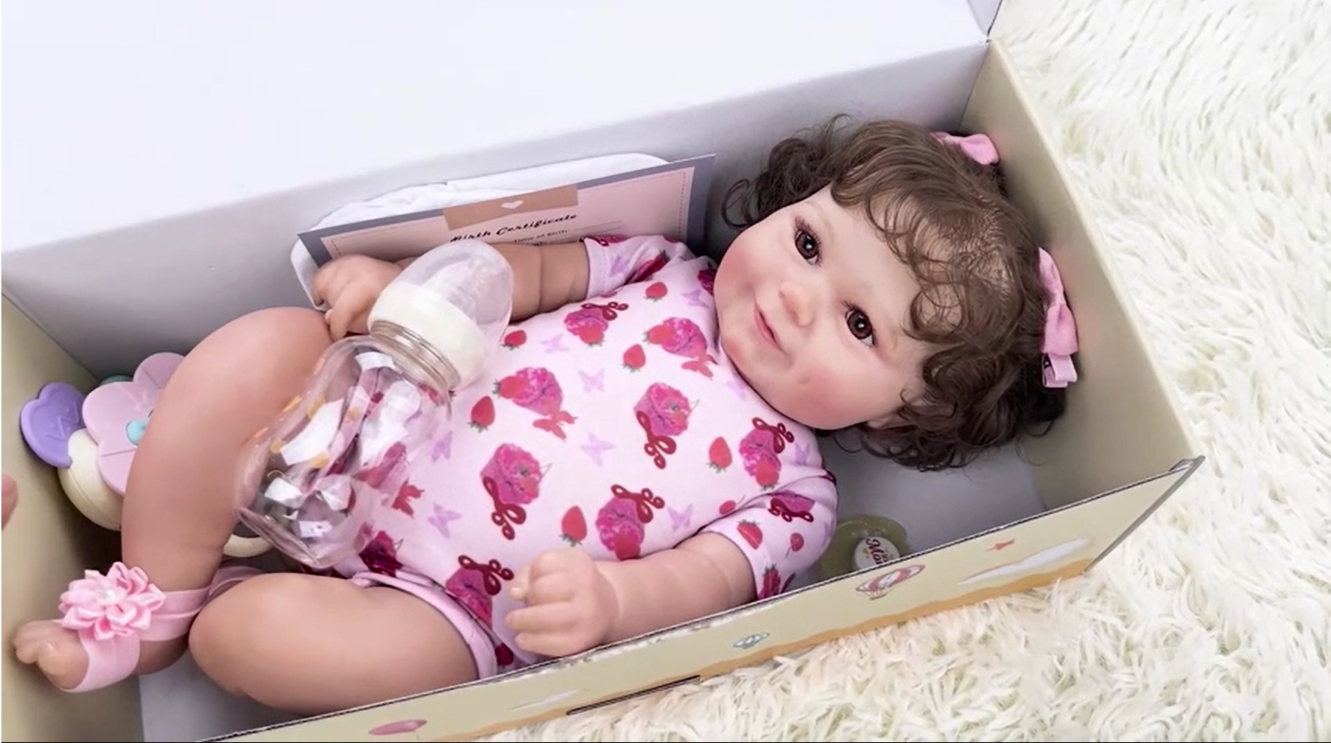JIZHI Lifelike Reborn Baby Dolls - 43cm/20inch Real Baby Feeling