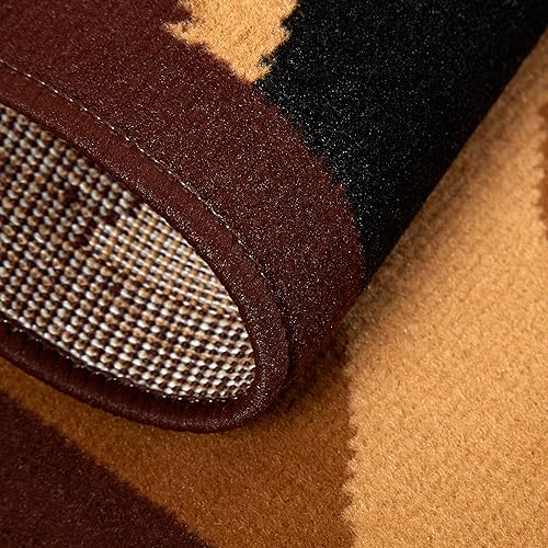 Miniatura 4 de Home Dynamix - Alfombra Lyndhurst Rotana Alfombra de área, 7'8"x10'7", rectangular, marrónnegro