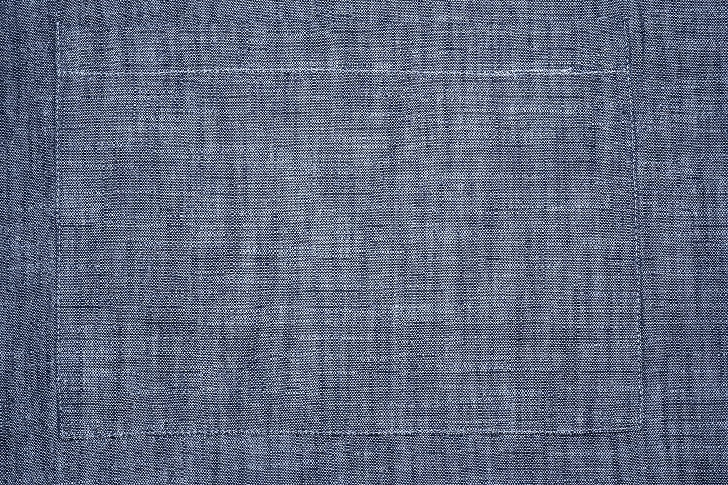 100% Cotton Chambray Apron with Pocket and Adjustable Neck with Long Ties Apron 25" X 31" for Women Men Chef Cooking, Baking, Gardening, Blue - Image 5