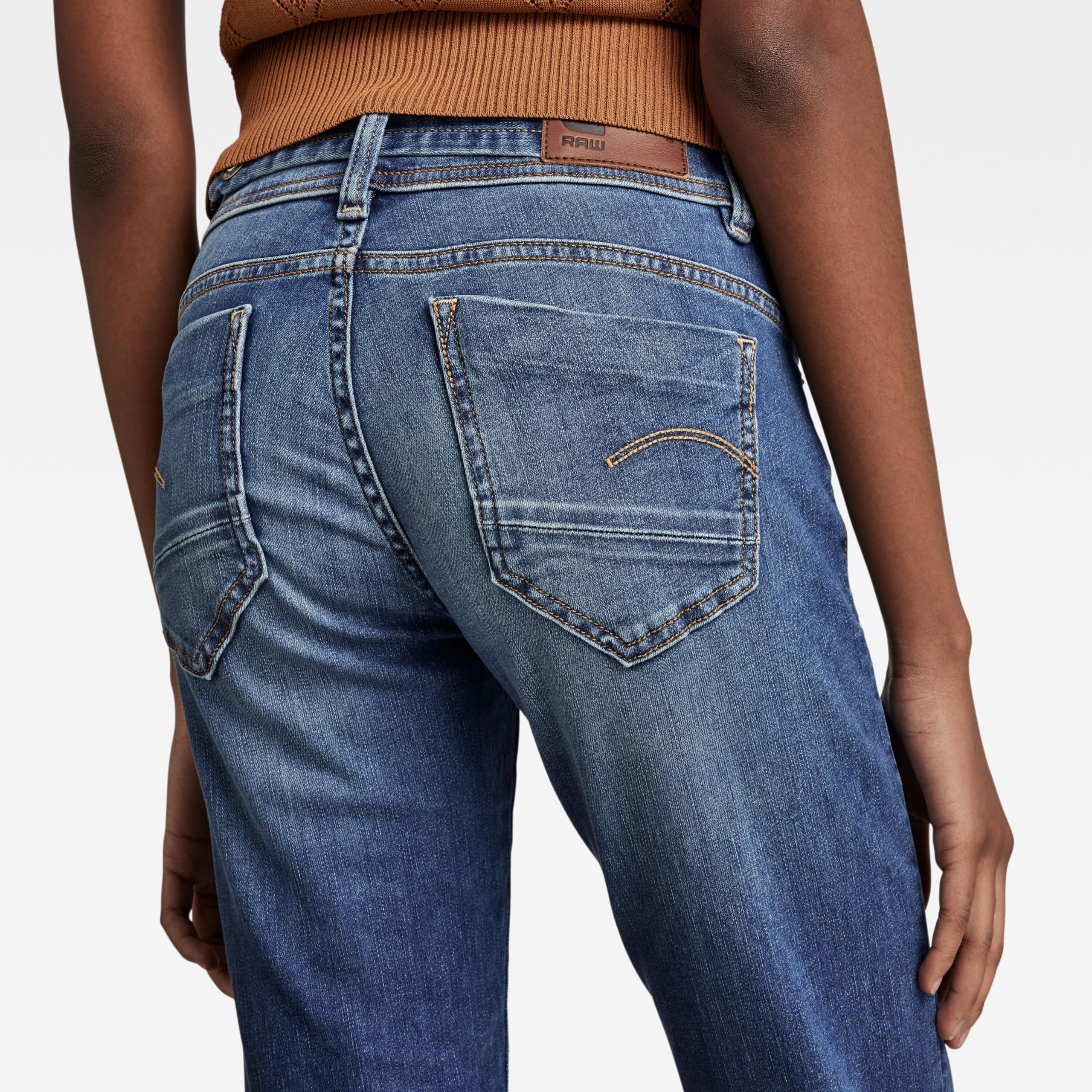 G-Star Damen Midge Saddle Straight Jeans