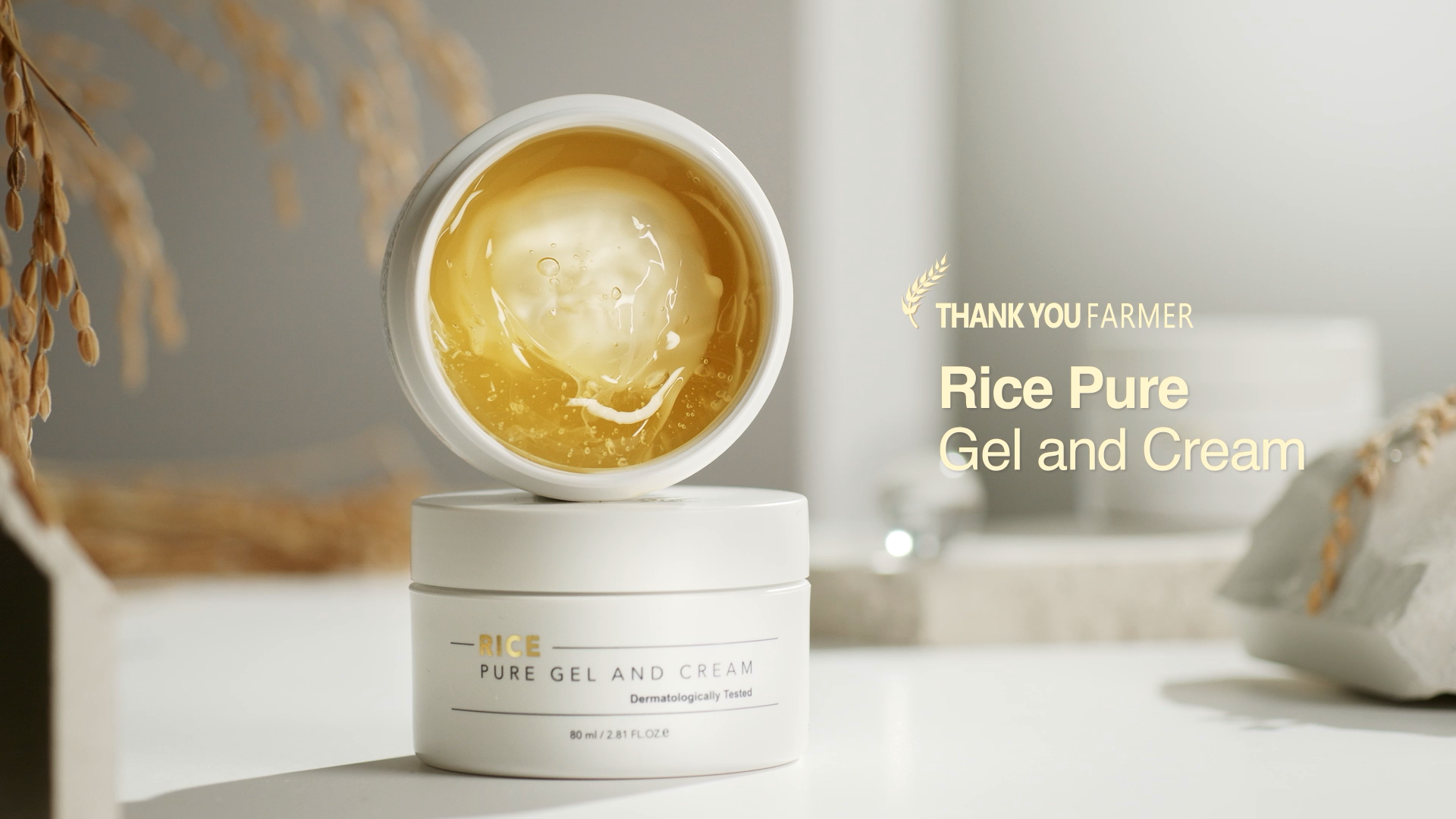 Amazon.com: THANKYOU FARMER Rice Pure Gel and Cream, Nourishing