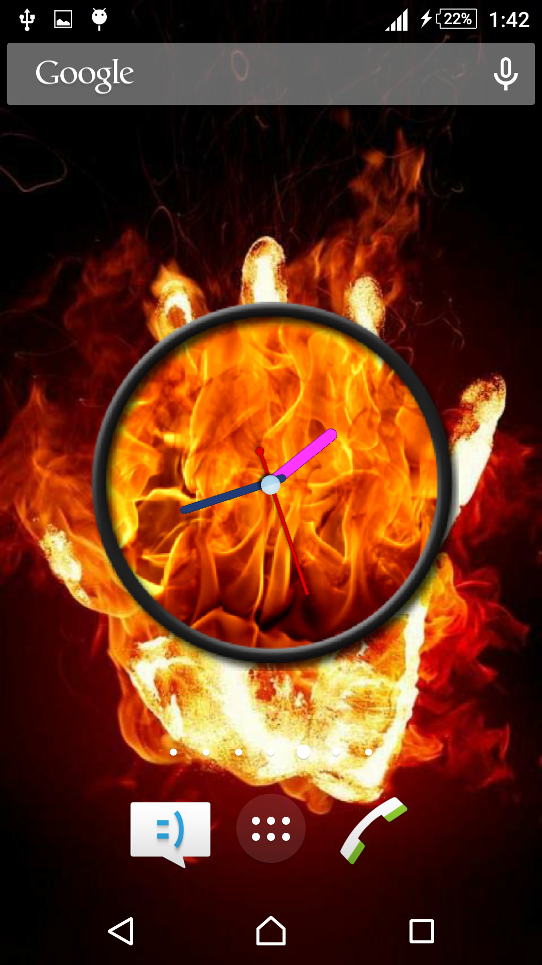 Fire Clock Live Wallpaper - App on Amazon Appstore