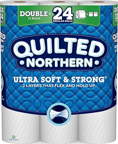 Quilted Northern Papel higiénico ultra suave y fuerte, 12 unidades
