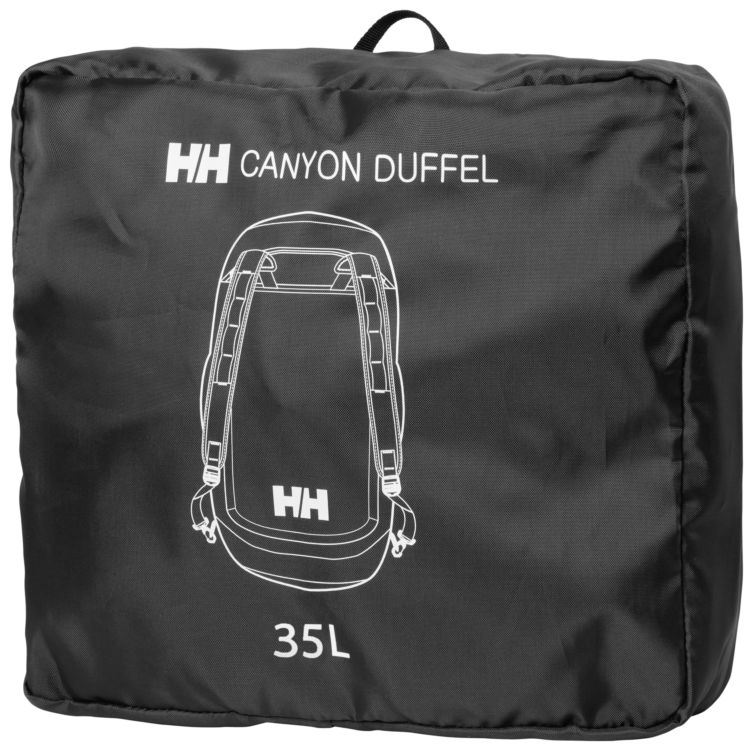 Helly Hansen Unisex Canyon Duffel Pack 35L, czarny, STD, Czarny, Torba sportowa