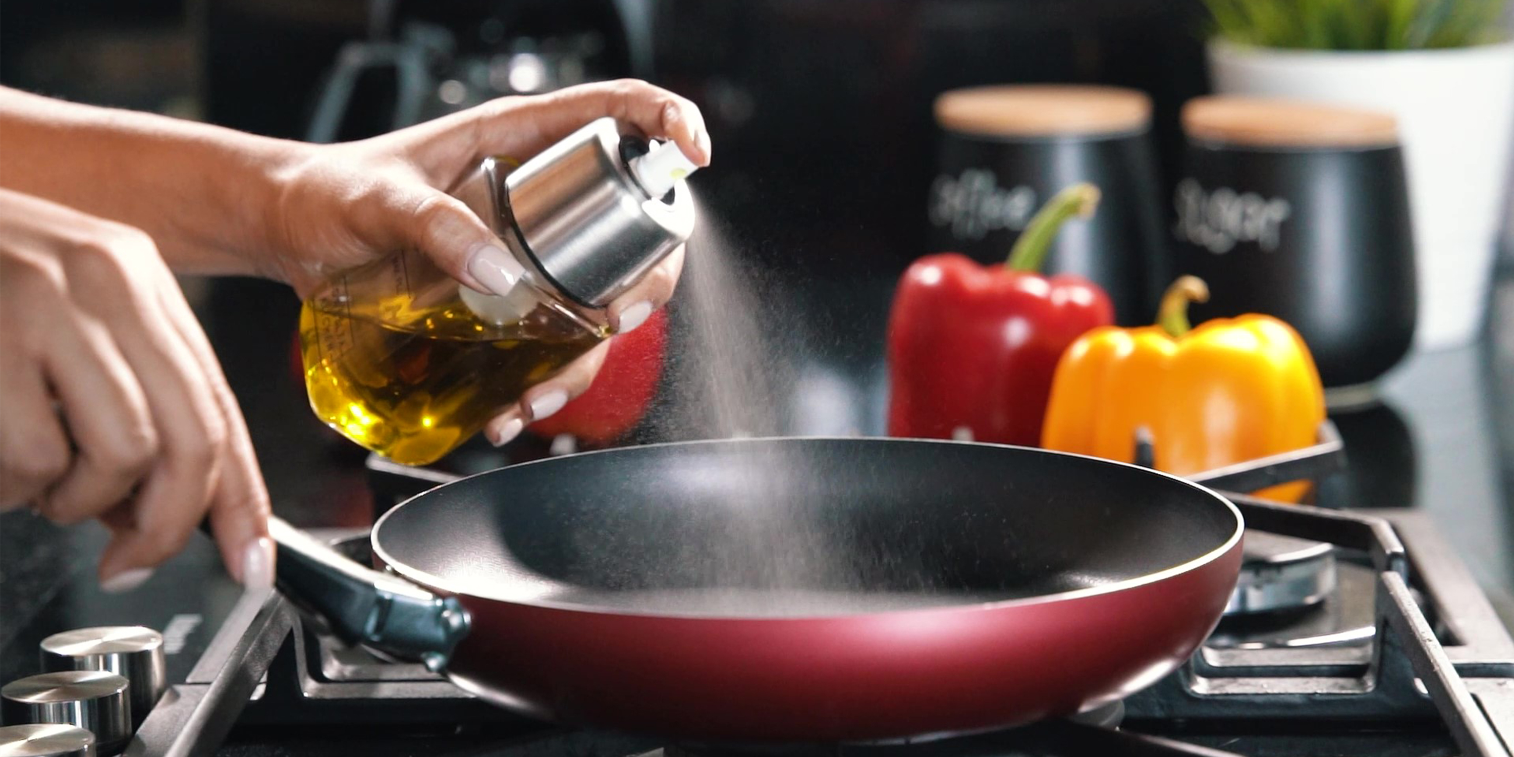 Amazon.com: DWËLLZA KITCHEN Olive Oil Dispenser Bottle For Kitchen
