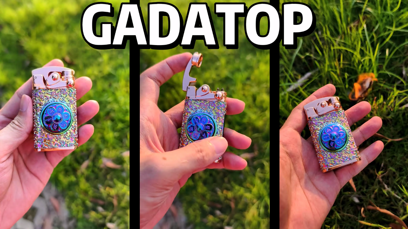 Encendedor eléctrico recargable GADATOP azul miniatura 7
