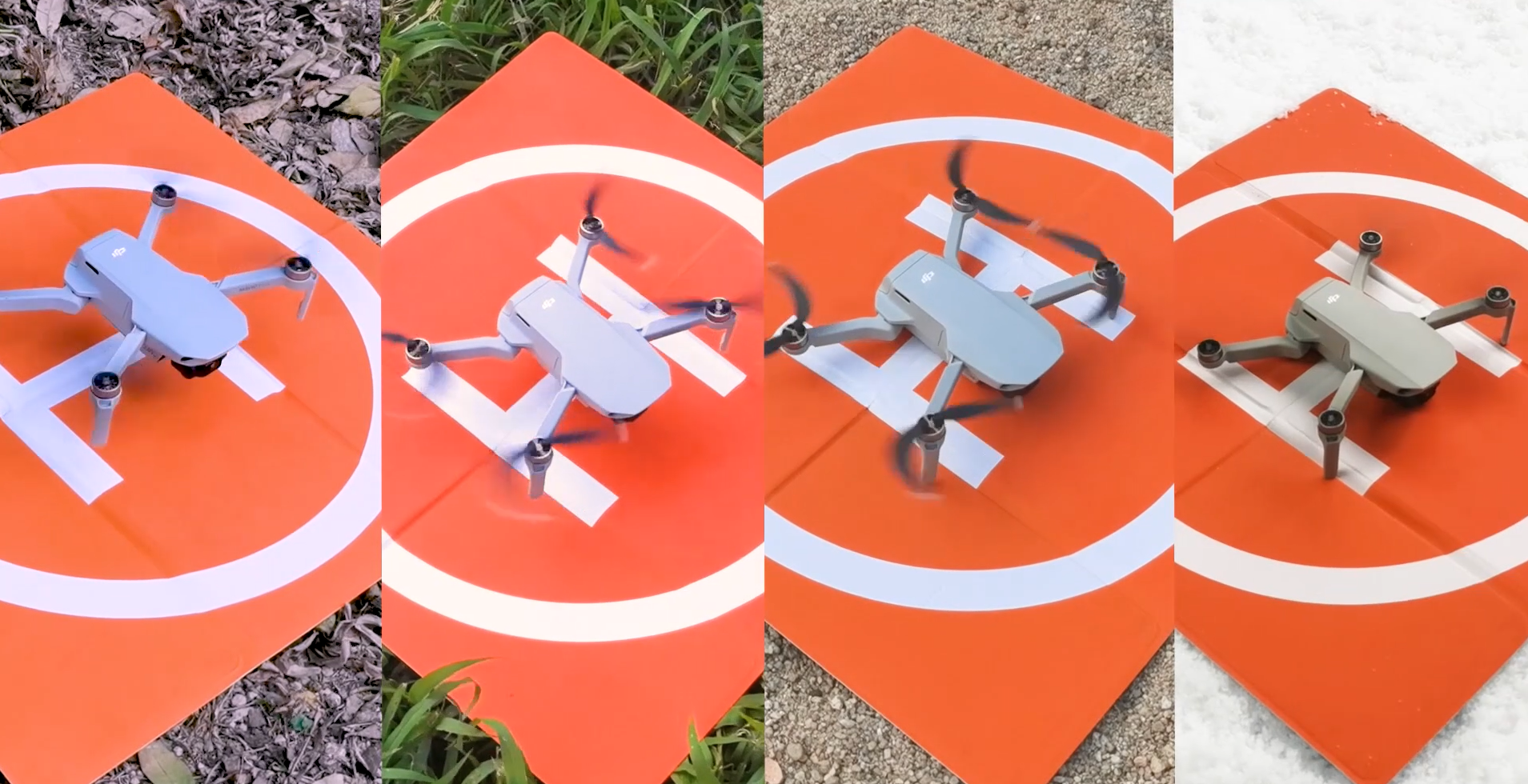 SYMIK LP500 Plataforma De Aterrizaje Drones 20''/50cm, Landing Pad (2x3 pliegues) De Plegado Rápido Resistente Al Agua para DJI Mini 4K/Mini 4 Pro/Mini 3 Pro/Mini 2 SE/Mini SE, Air 3S/3/2S/ Air 2